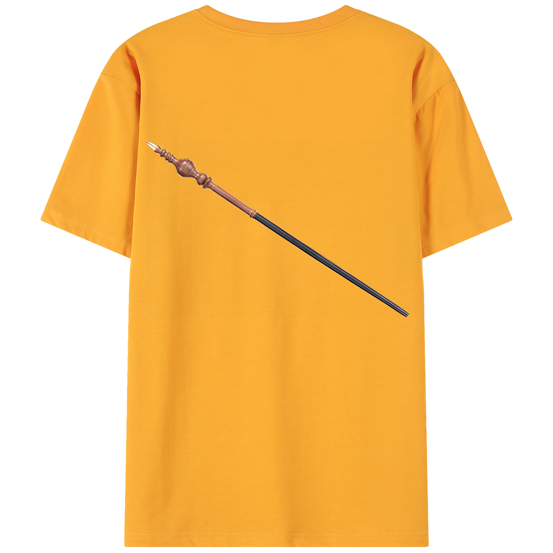 （画像用） Harry Potter ハリー・ポッターシリーズ 綿100％ メンズ半袖Tシャツ（バックプリント） 通気性