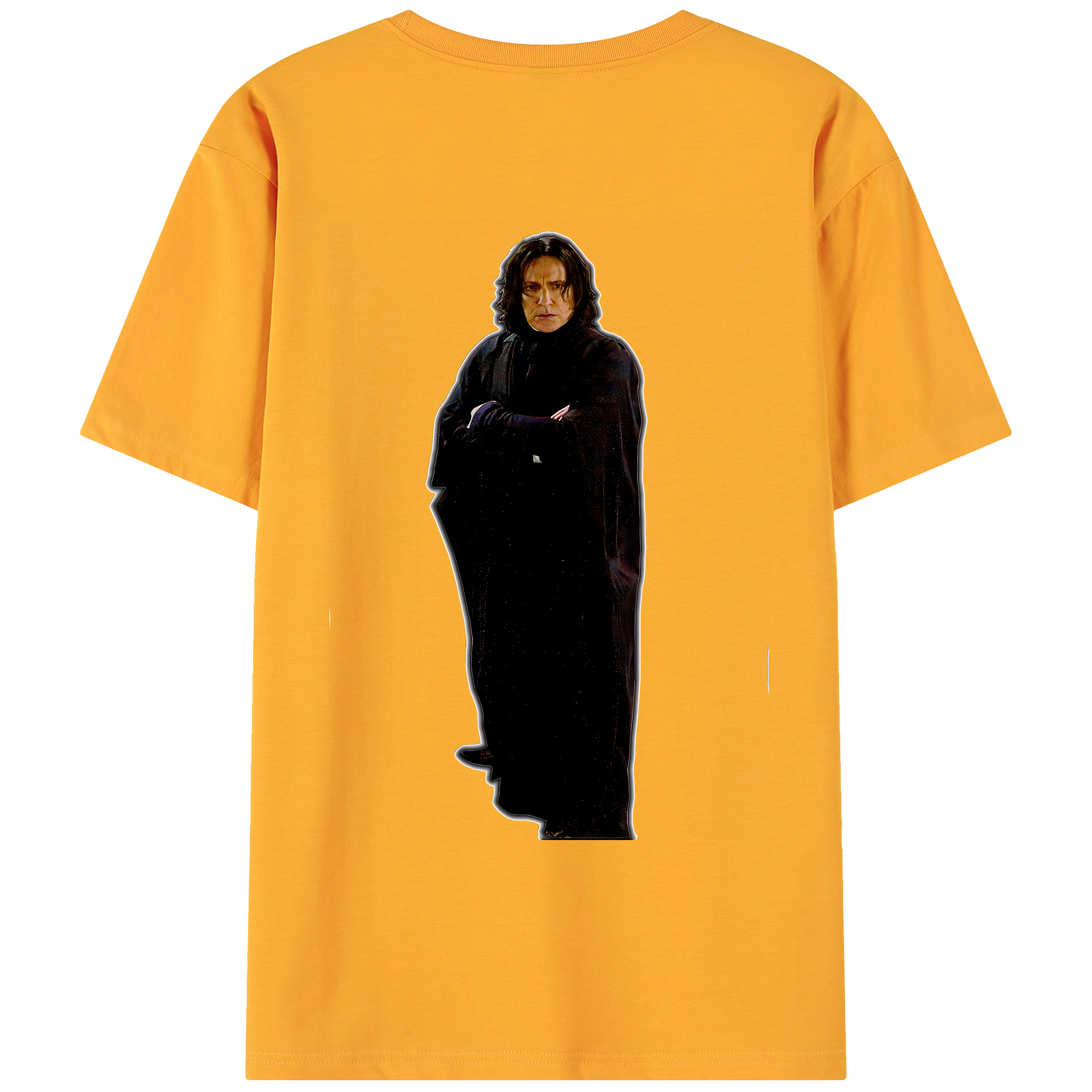 （画像用） Harry Potter ハリー・ポッターシリーズ 綿100％ メンズ半袖Tシャツ（バックプリント） 通気性
