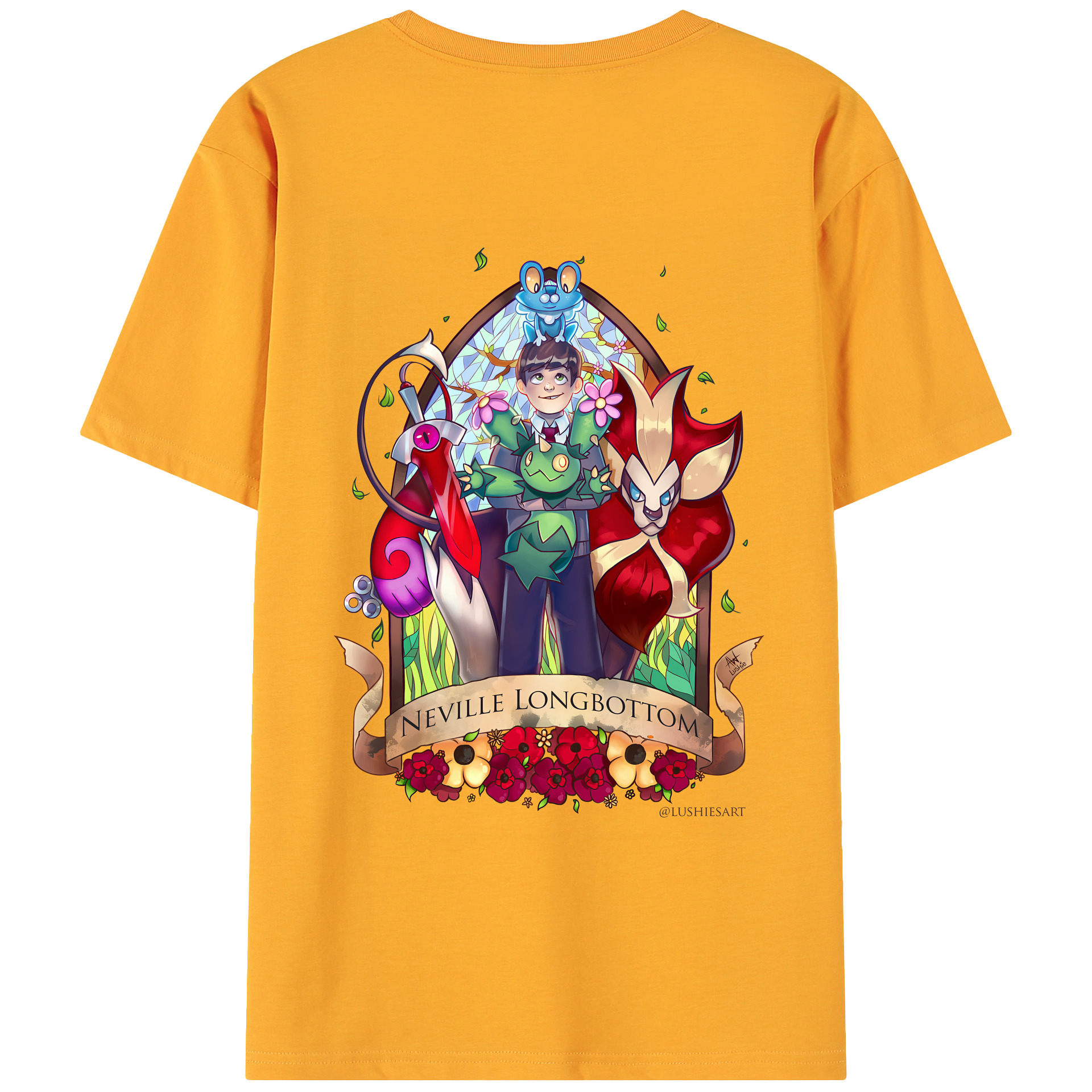 （画像用） Harry Potter ハリー・ポッターシリーズ 綿100％ メンズ半袖Tシャツ（バックプリント） 通気性