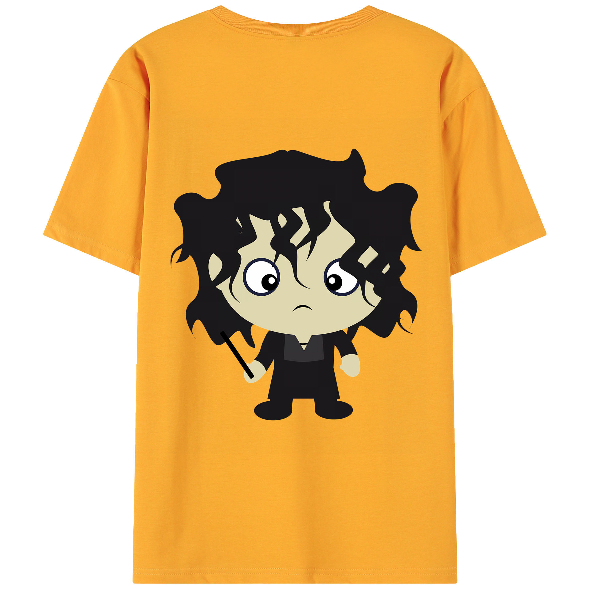 （画像用） Harry Potter ハリー・ポッターシリーズ 綿100％ メンズ半袖Tシャツ（バックプリント） 通気性