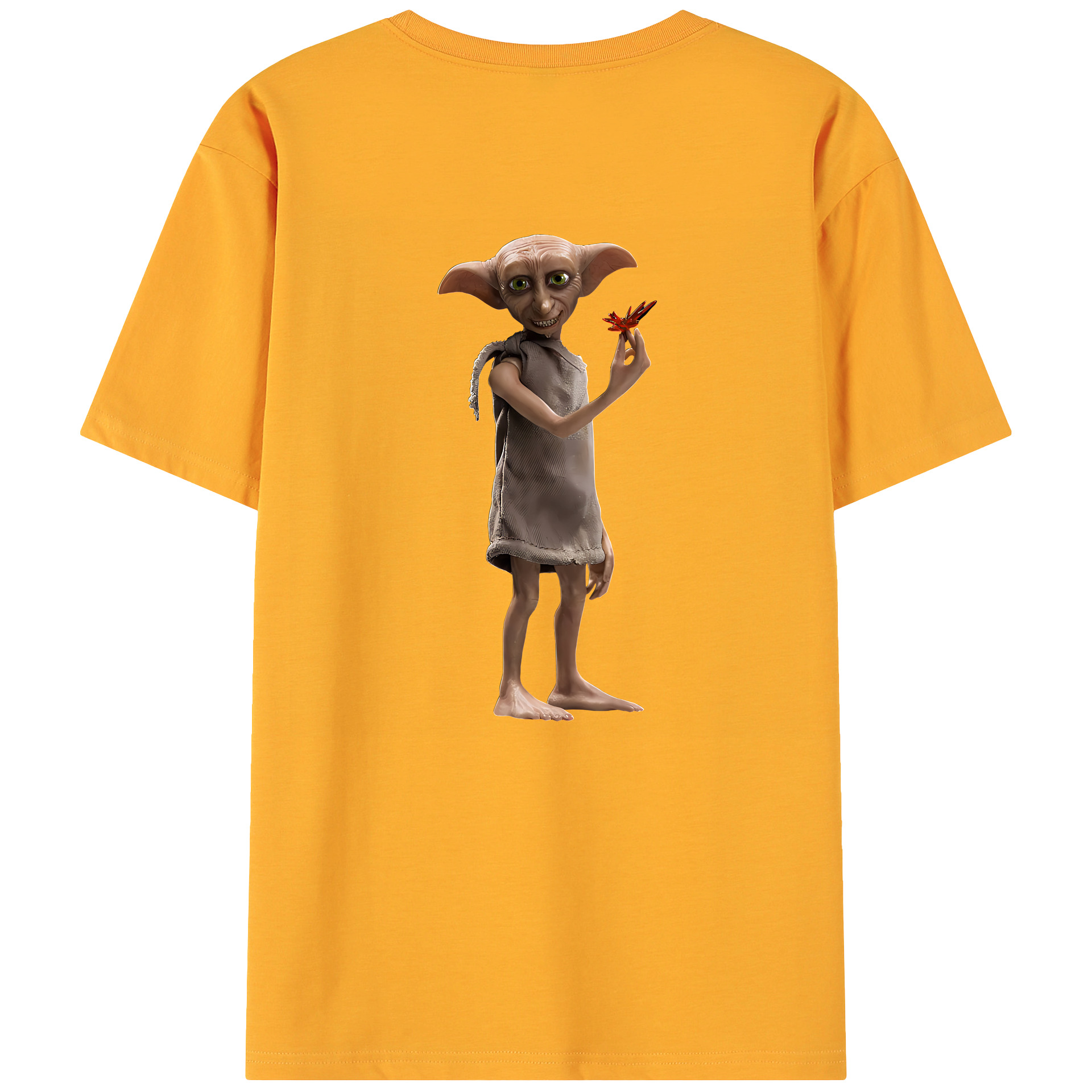 （画像用） Harry Potter ハリー・ポッターシリーズ 綿100％ メンズ半袖Tシャツ（バックプリント） 通気性