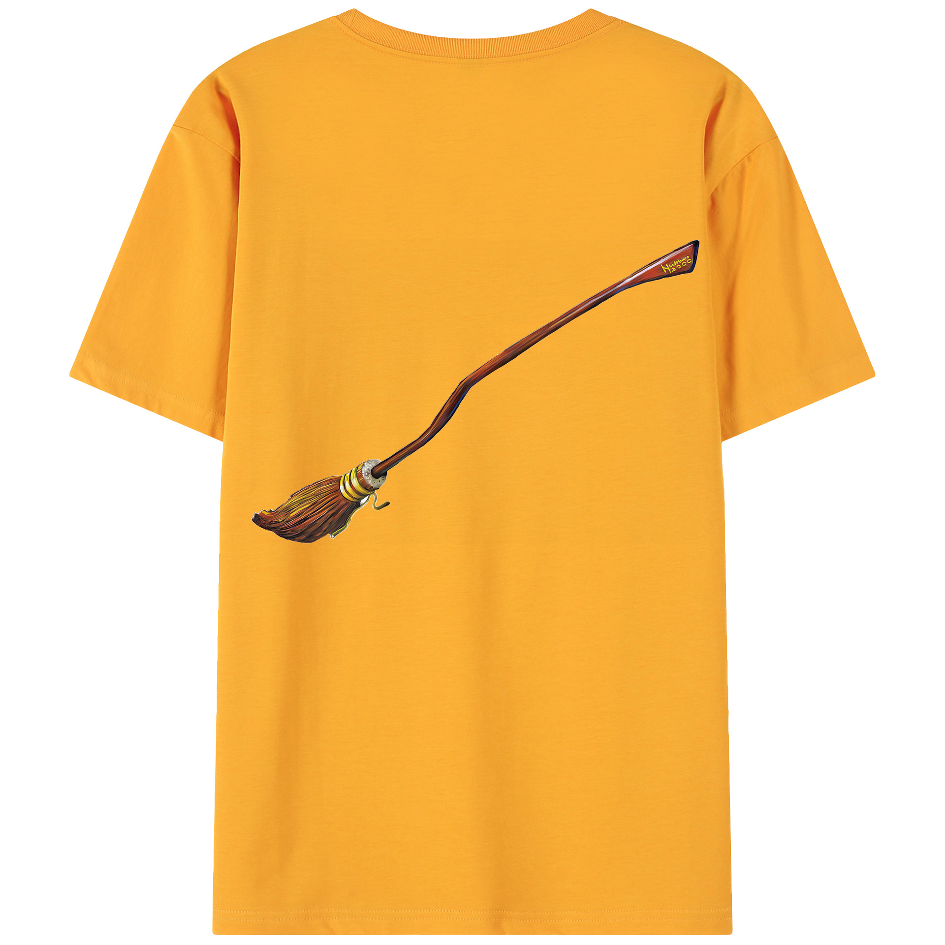 （画像用） Harry Potter ハリー・ポッターシリーズ 綿100％ メンズ半袖Tシャツ（バックプリント） 通気性