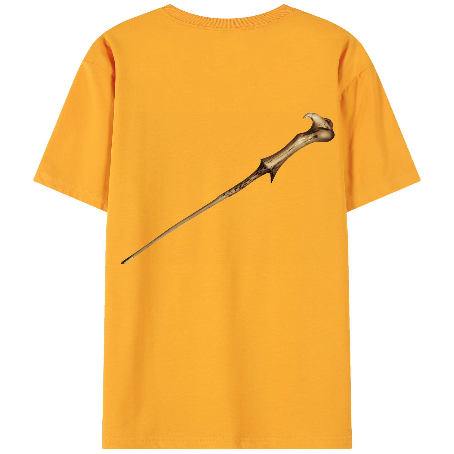 （画像用） Harry Potter ハリー・ポッターシリーズ 綿100％ メンズ半袖Tシャツ（バックプリント） 通気性