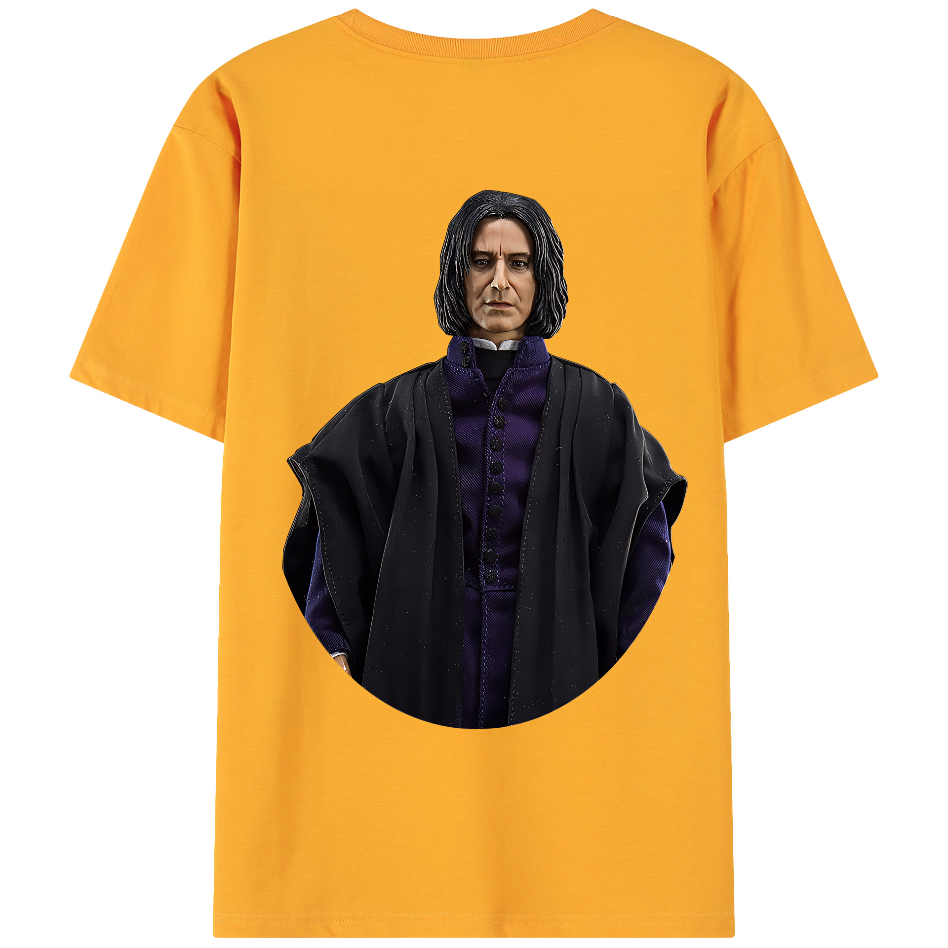 （画像用） Harry Potter ハリー・ポッターシリーズ 綿100％ メンズ半袖Tシャツ（バックプリント） 通気性