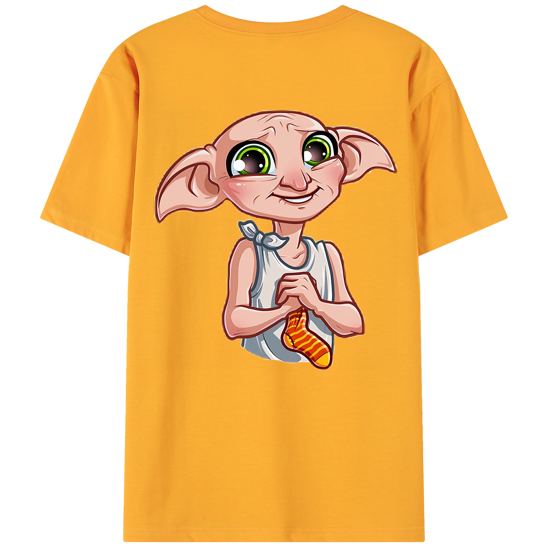 （画像用） Harry Potter ハリー・ポッターシリーズ 綿100％ メンズ半袖Tシャツ（バックプリント） 通気性