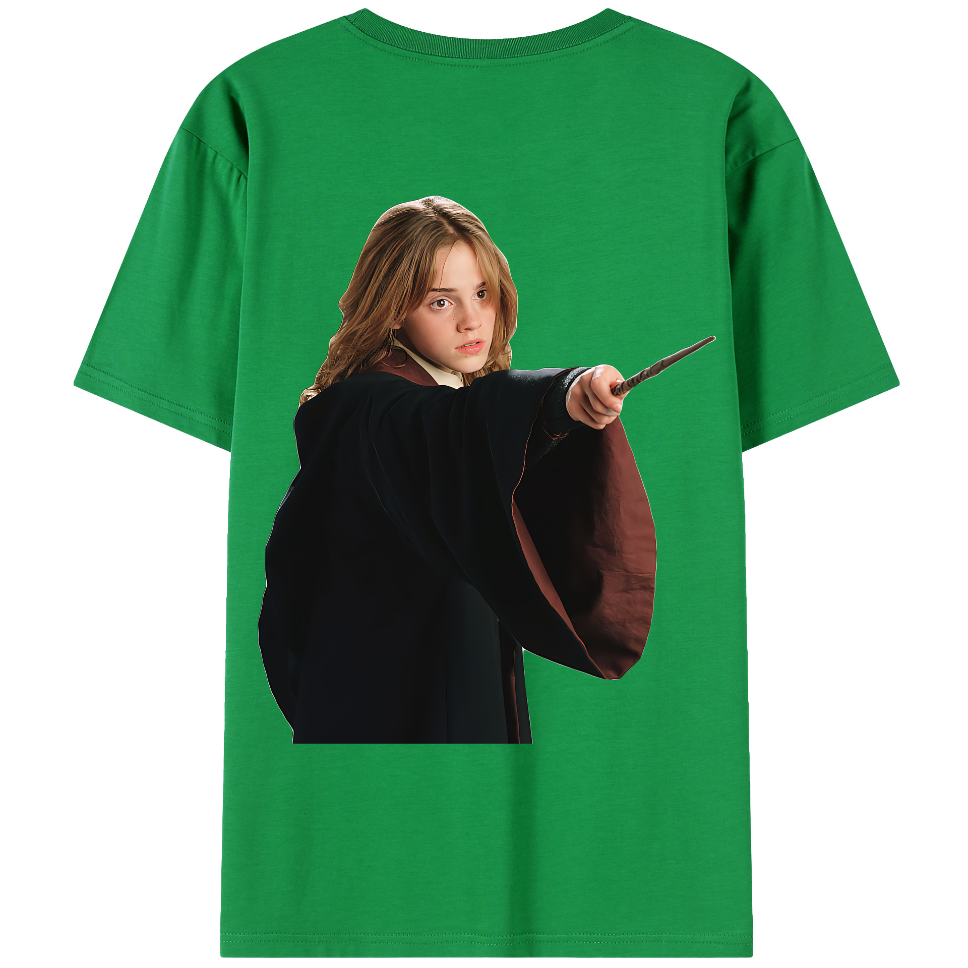（画像用） Harry Potter ハリー・ポッターシリーズ 綿100％ メンズ半袖Tシャツ（バックプリント） 通気性