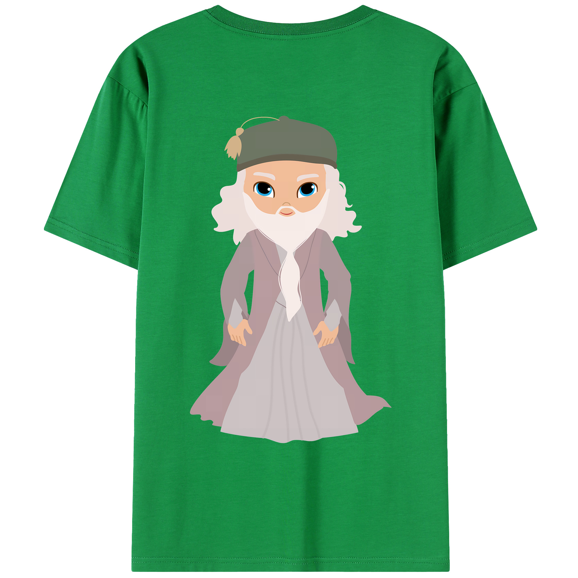 （画像用） Harry Potter ハリー・ポッターシリーズ 綿100％ メンズ半袖Tシャツ（バックプリント） 通気性