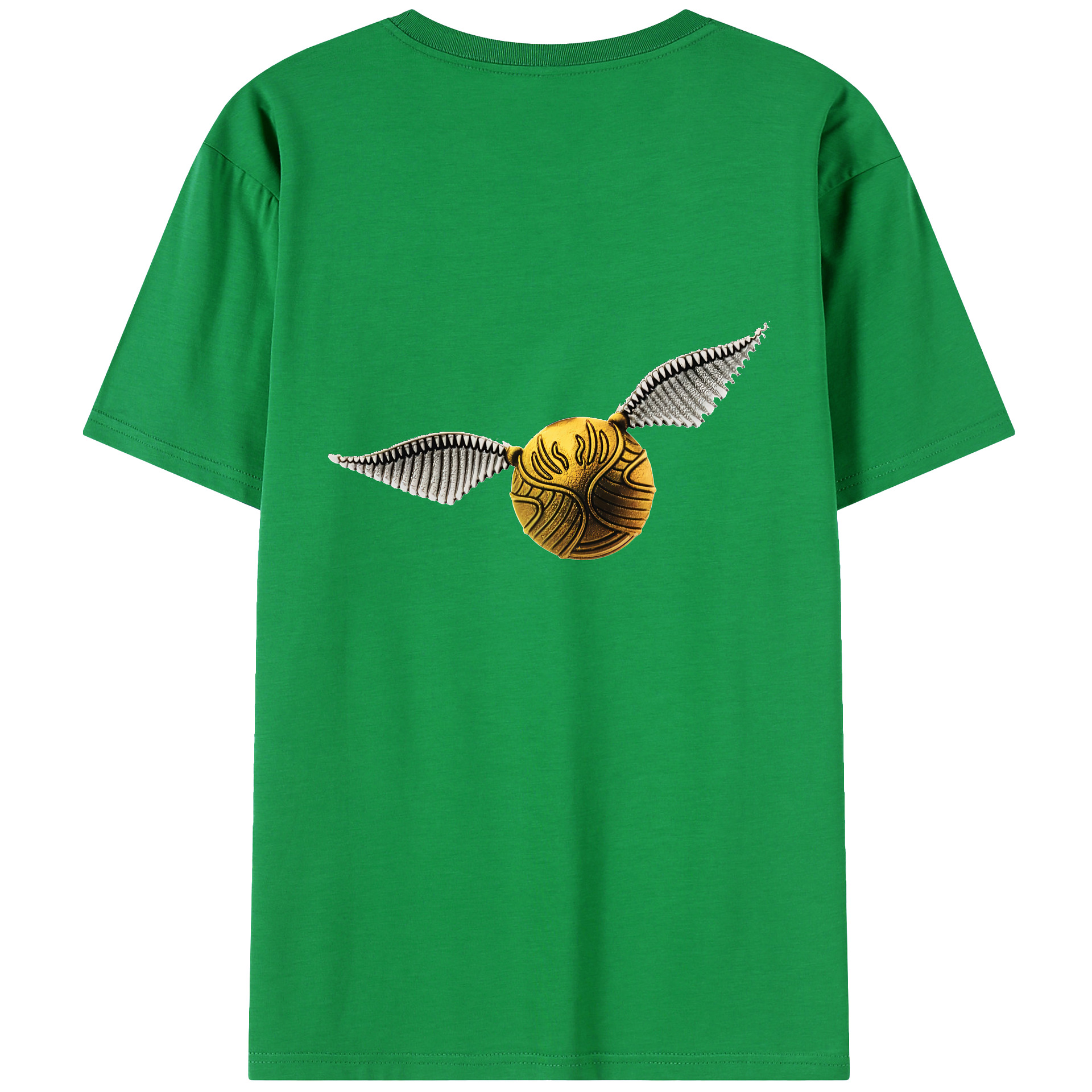（画像用） Harry Potter ハリー・ポッターシリーズ 綿100％ メンズ半袖Tシャツ（バックプリント） 通気性