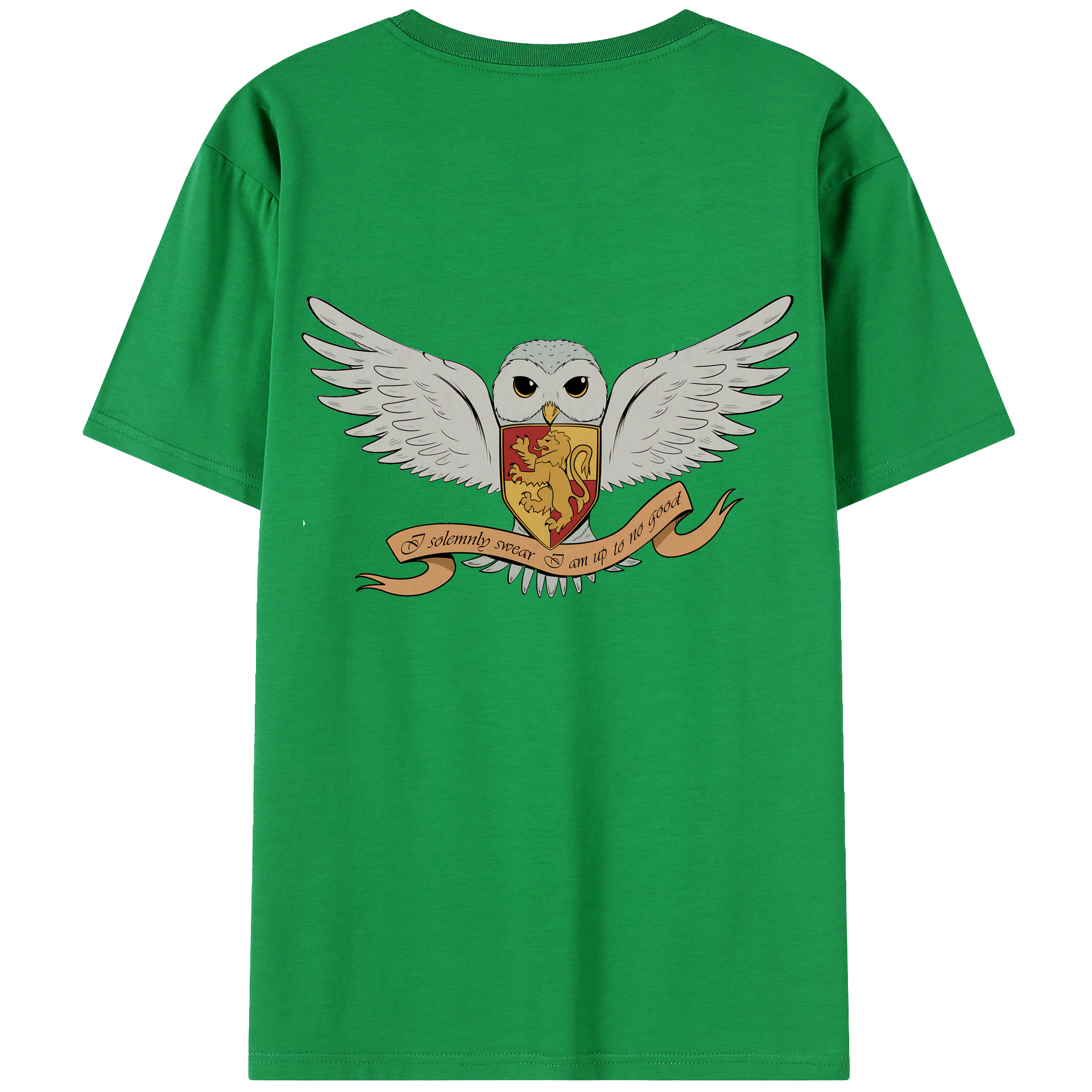 （画像用） Harry Potter ハリー・ポッターシリーズ 綿100％ メンズ半袖Tシャツ（バックプリント） 通気性