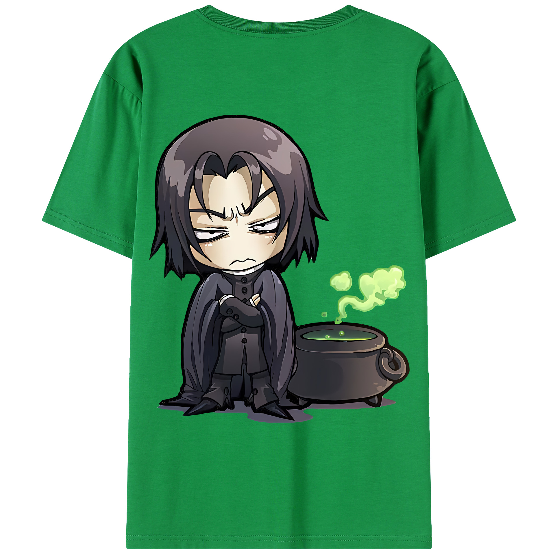 （画像用） Harry Potter ハリー・ポッターシリーズ 綿100％ メンズ半袖Tシャツ（バックプリント） 通気性