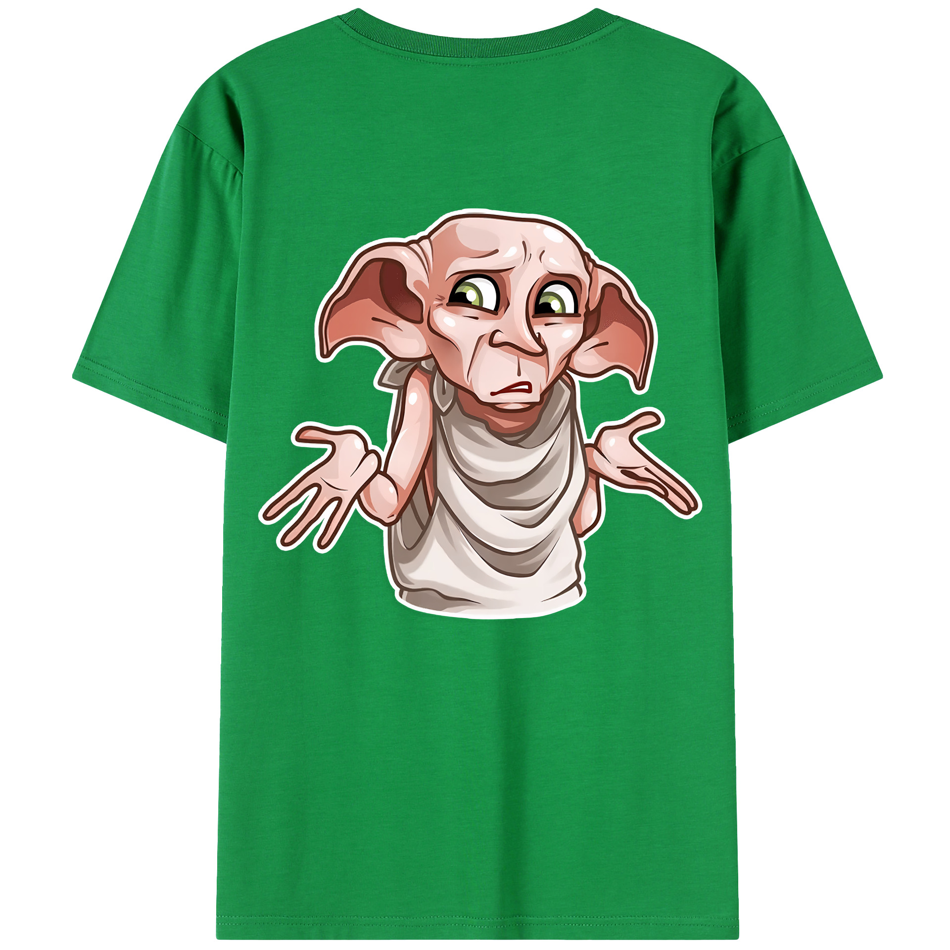 （画像用） Harry Potter ハリー・ポッターシリーズ 綿100％ メンズ半袖Tシャツ（バックプリント） 通気性