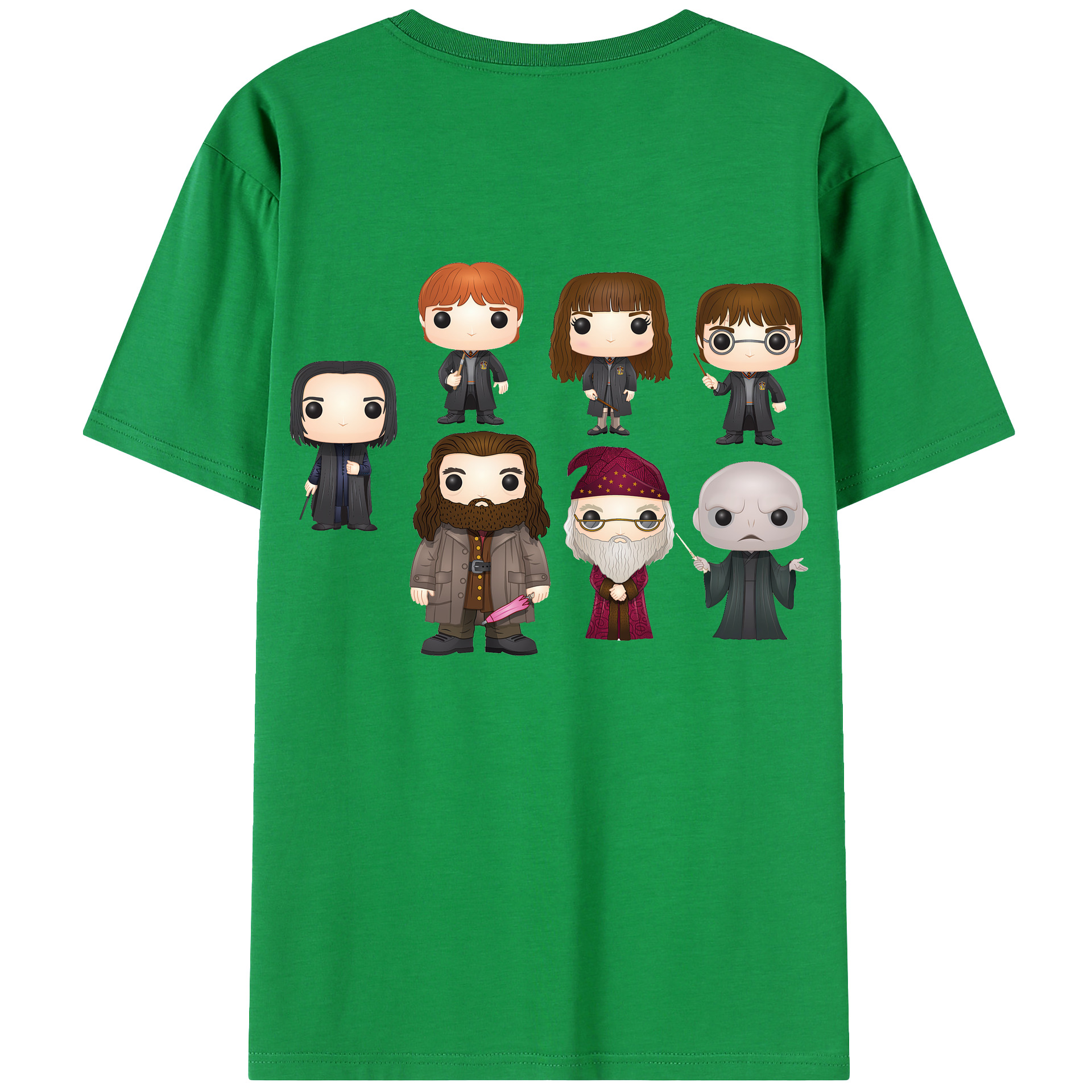 （画像用） Harry Potter ハリー・ポッターシリーズ 綿100％ メンズ半袖Tシャツ（バックプリント） 通気性