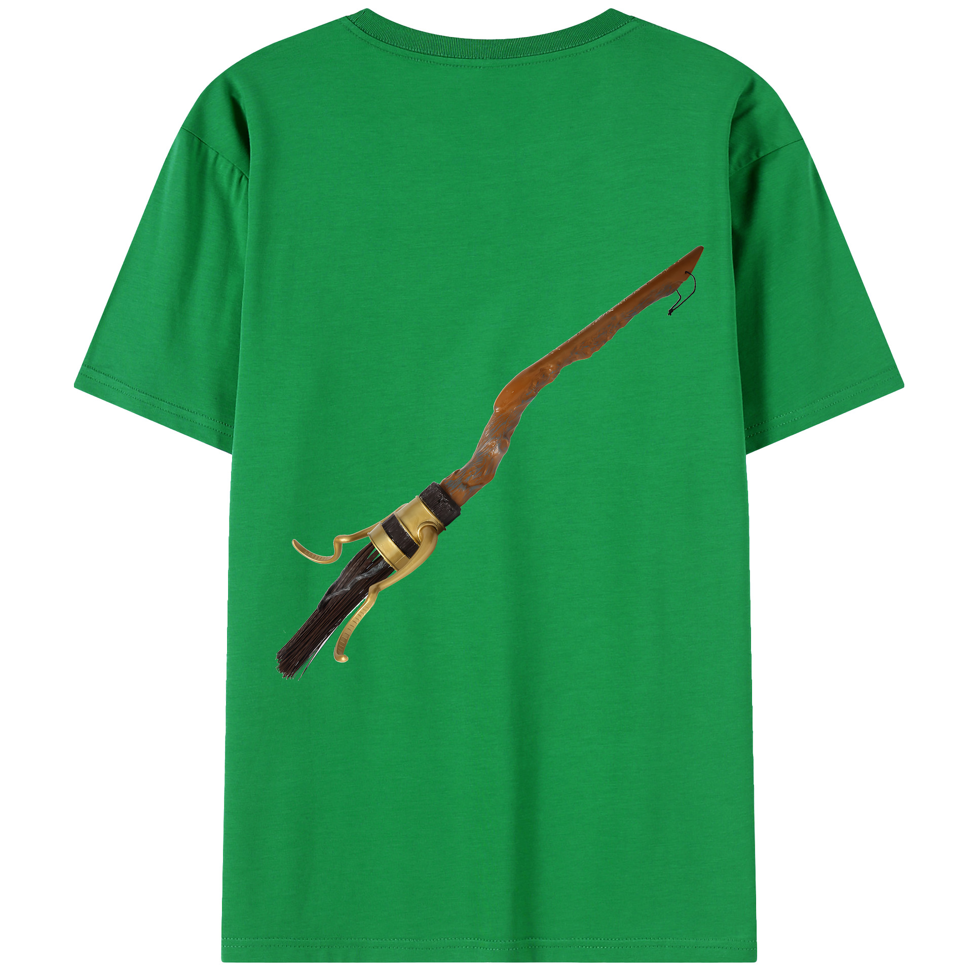 （画像用） Harry Potter ハリー・ポッターシリーズ 綿100％ メンズ半袖Tシャツ（バックプリント） 通気性