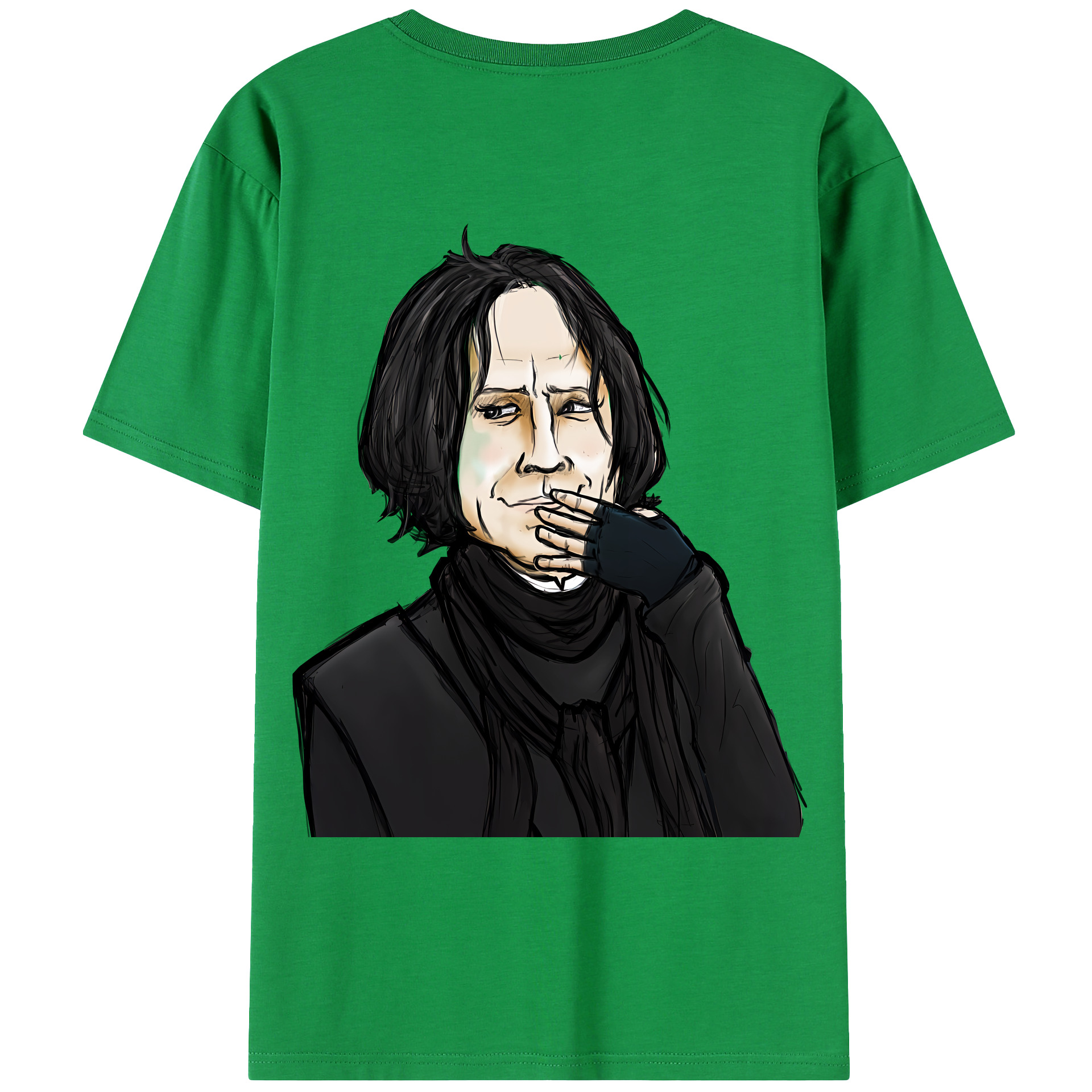 （画像用） Harry Potter ハリー・ポッターシリーズ 綿100％ メンズ半袖Tシャツ（バックプリント） 通気性