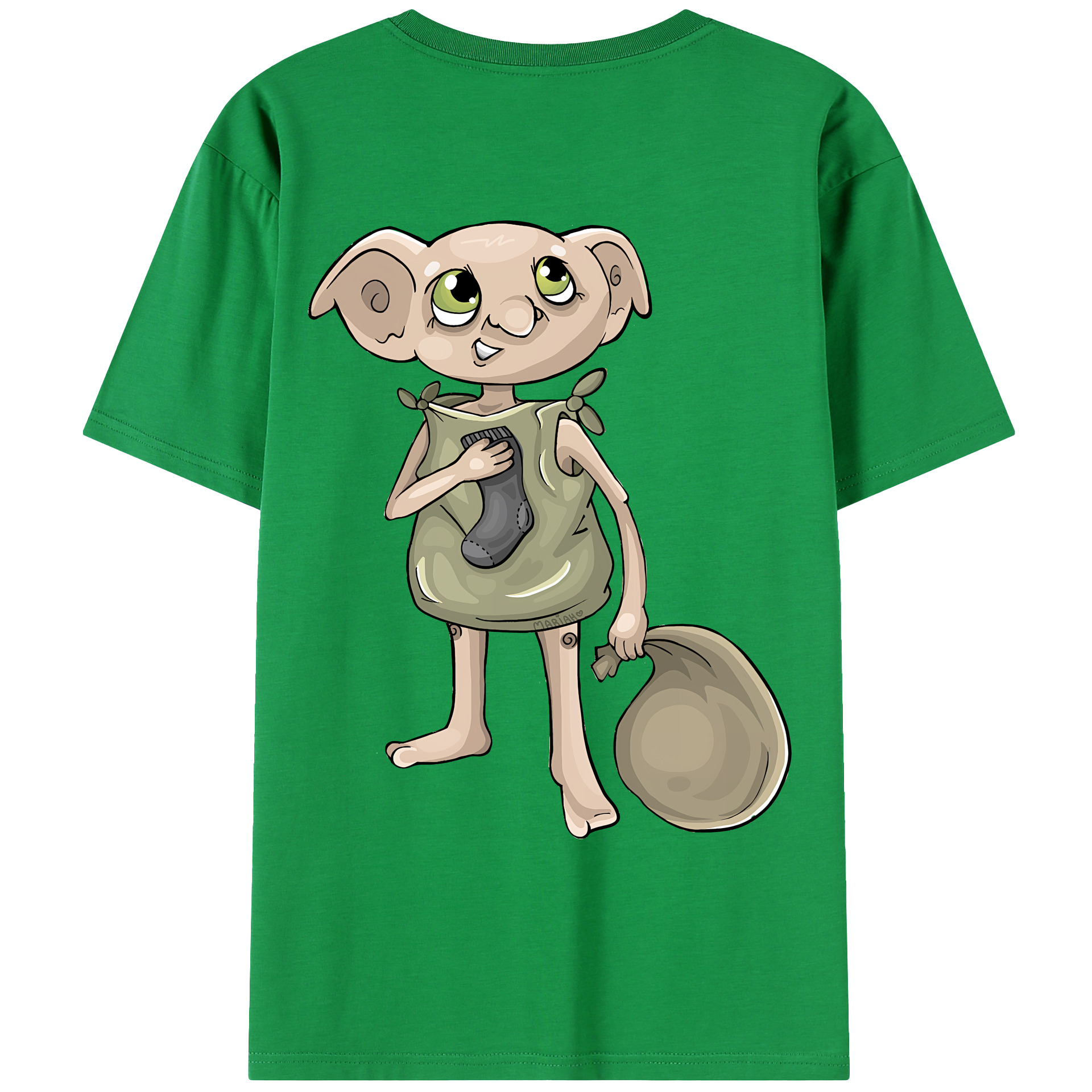 （画像用） Harry Potter ハリー・ポッターシリーズ 綿100％ メンズ半袖Tシャツ（バックプリント） 通気性