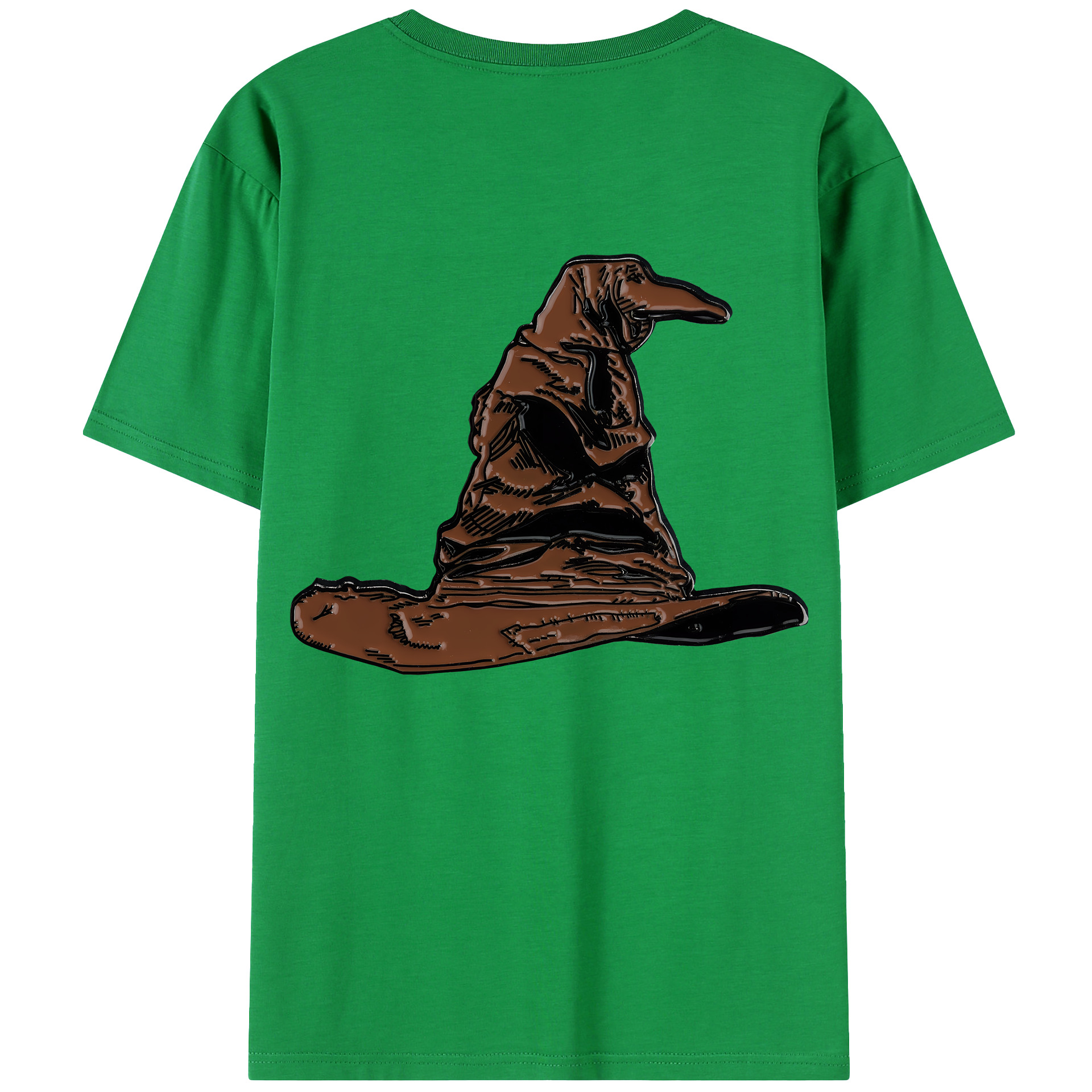 （画像用） Harry Potter ハリー・ポッターシリーズ 綿100％ メンズ半袖Tシャツ（バックプリント） 通気性