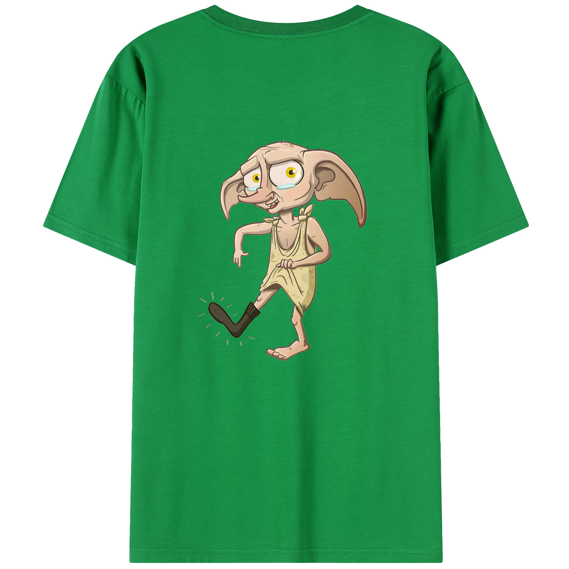 （画像用） Harry Potter ハリー・ポッターシリーズ 綿100％ メンズ半袖Tシャツ（バックプリント） 通気性