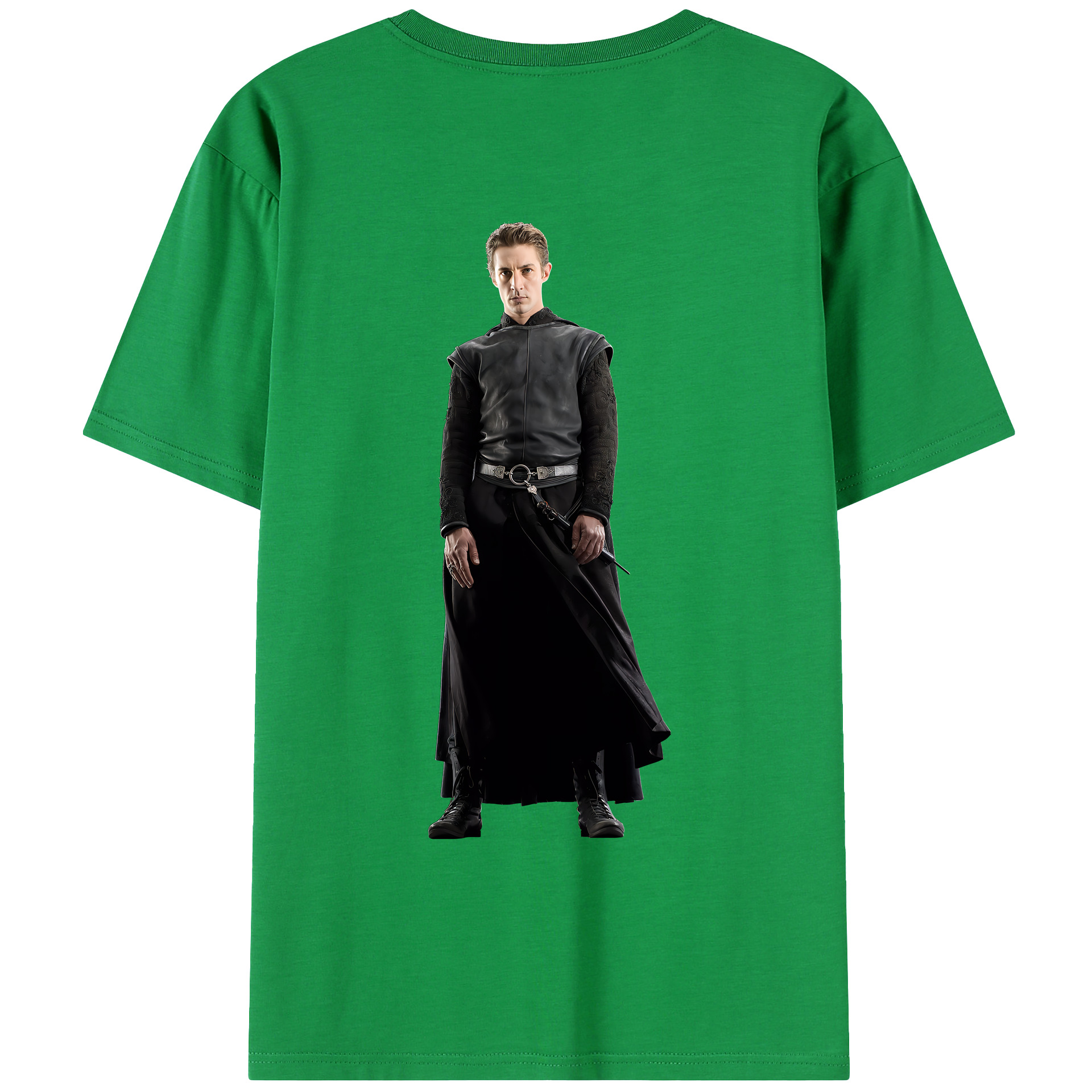 （画像用） Harry Potter ハリー・ポッターシリーズ 綿100％ メンズ半袖Tシャツ（バックプリント） 通気性
