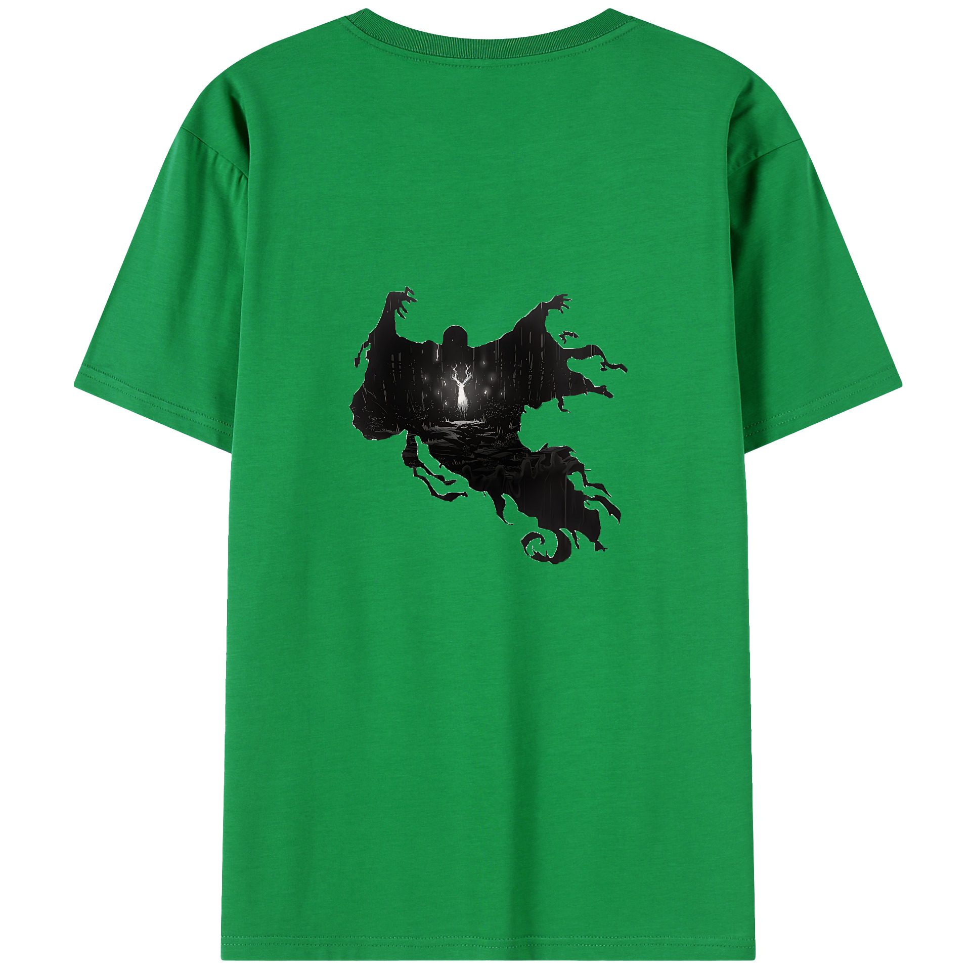 （画像用） Harry Potter ハリー・ポッターシリーズ 綿100％ メンズ半袖Tシャツ（バックプリント） 通気性