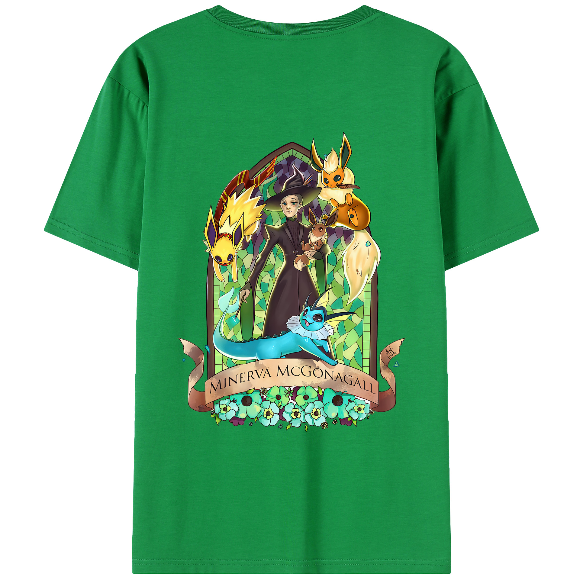 （画像用） Harry Potter ハリー・ポッターシリーズ 綿100％ メンズ半袖Tシャツ（バックプリント） 通気性
