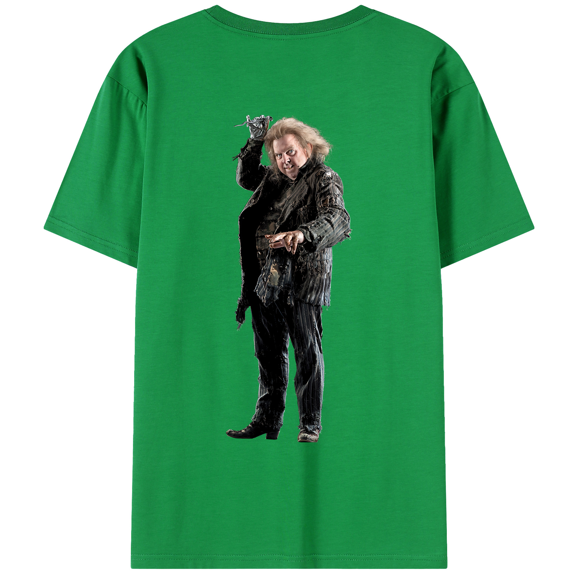（画像用） Harry Potter ハリー・ポッターシリーズ 綿100％ メンズ半袖Tシャツ（バックプリント） 通気性