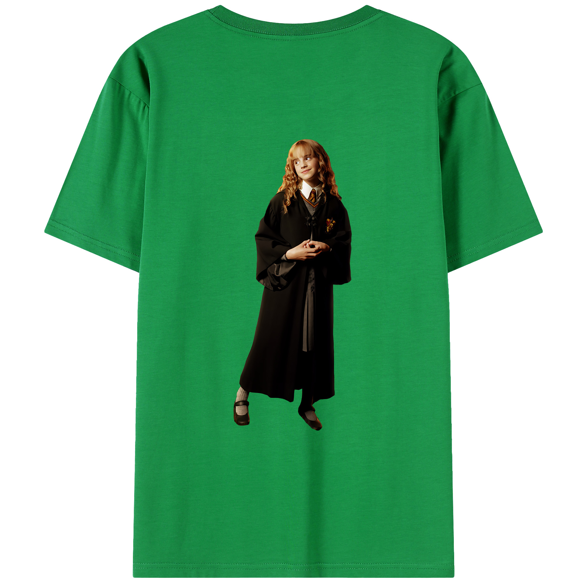 （画像用） Harry Potter ハリー・ポッターシリーズ 綿100％ メンズ半袖Tシャツ（バックプリント） 通気性