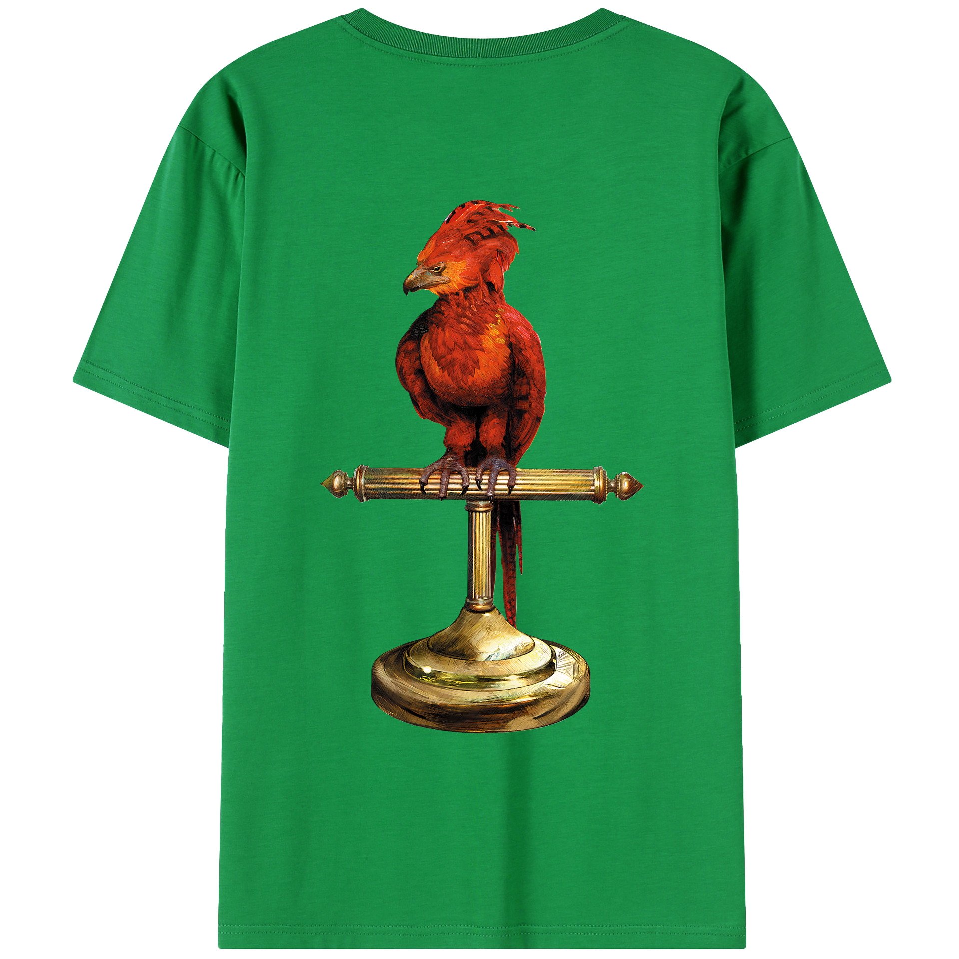 （画像用） Harry Potter ハリー・ポッターシリーズ 綿100％ メンズ半袖Tシャツ（バックプリント） 通気性