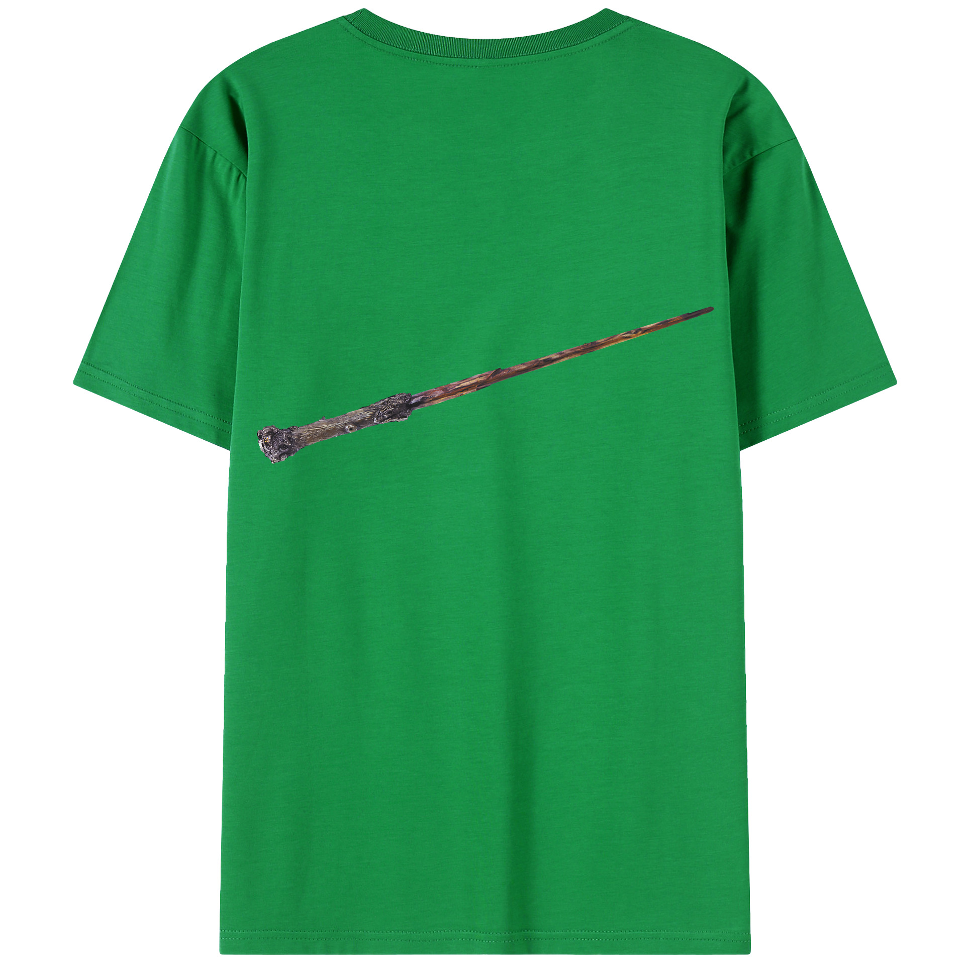 （画像用） Harry Potter ハリー・ポッターシリーズ 綿100％ メンズ半袖Tシャツ（バックプリント） 通気性