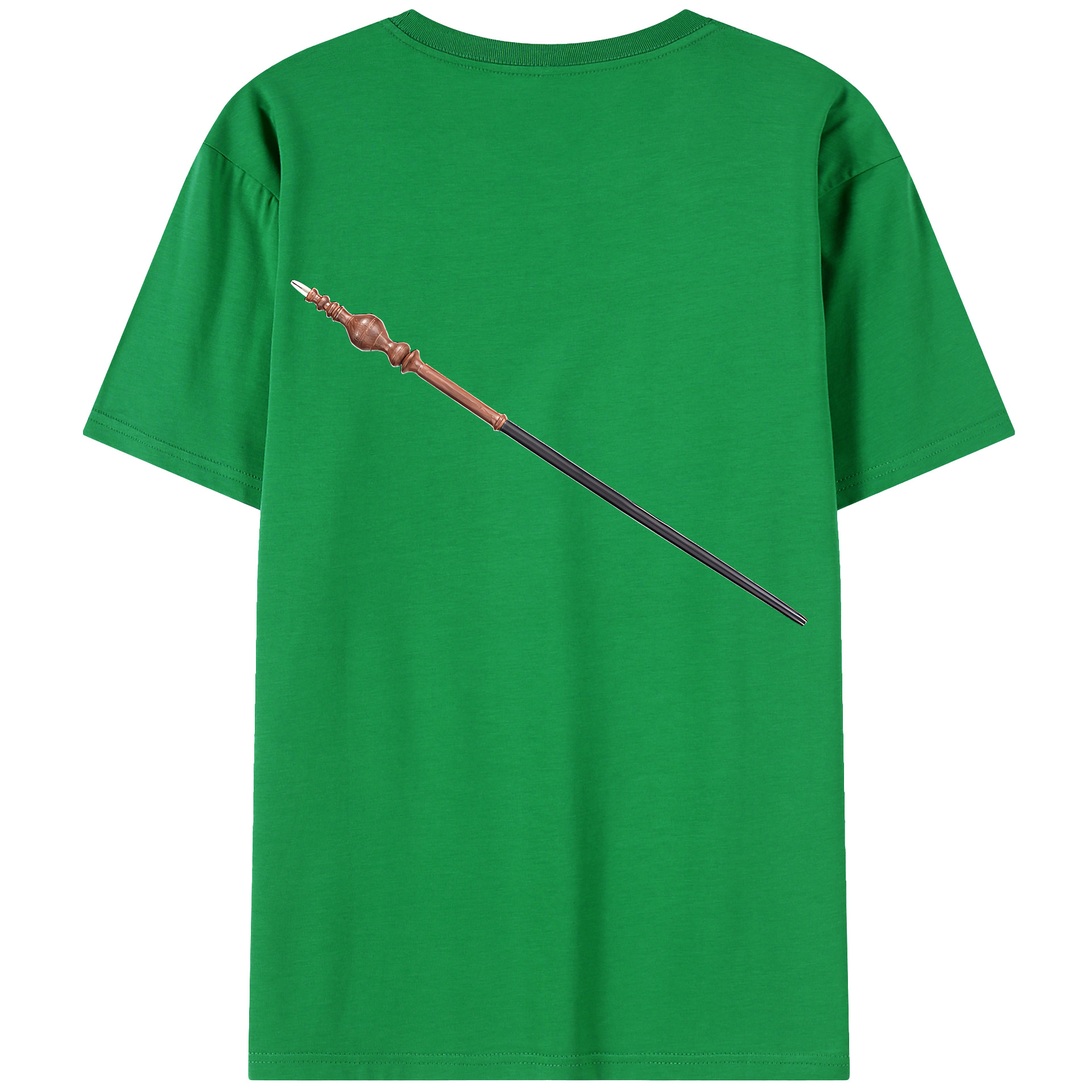 （画像用） Harry Potter ハリー・ポッターシリーズ 綿100％ メンズ半袖Tシャツ（バックプリント） 通気性