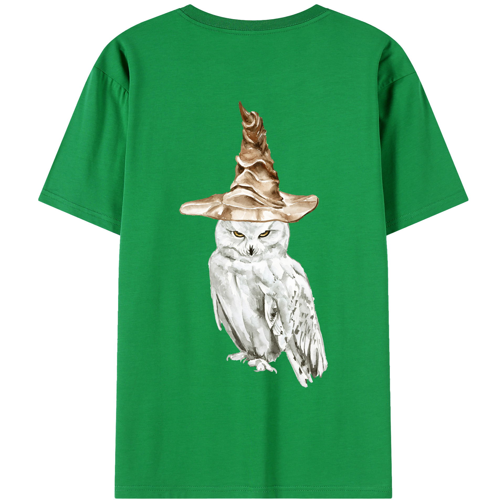 （画像用） Harry Potter ハリー・ポッターシリーズ 綿100％ メンズ半袖Tシャツ（バックプリント） 通気性