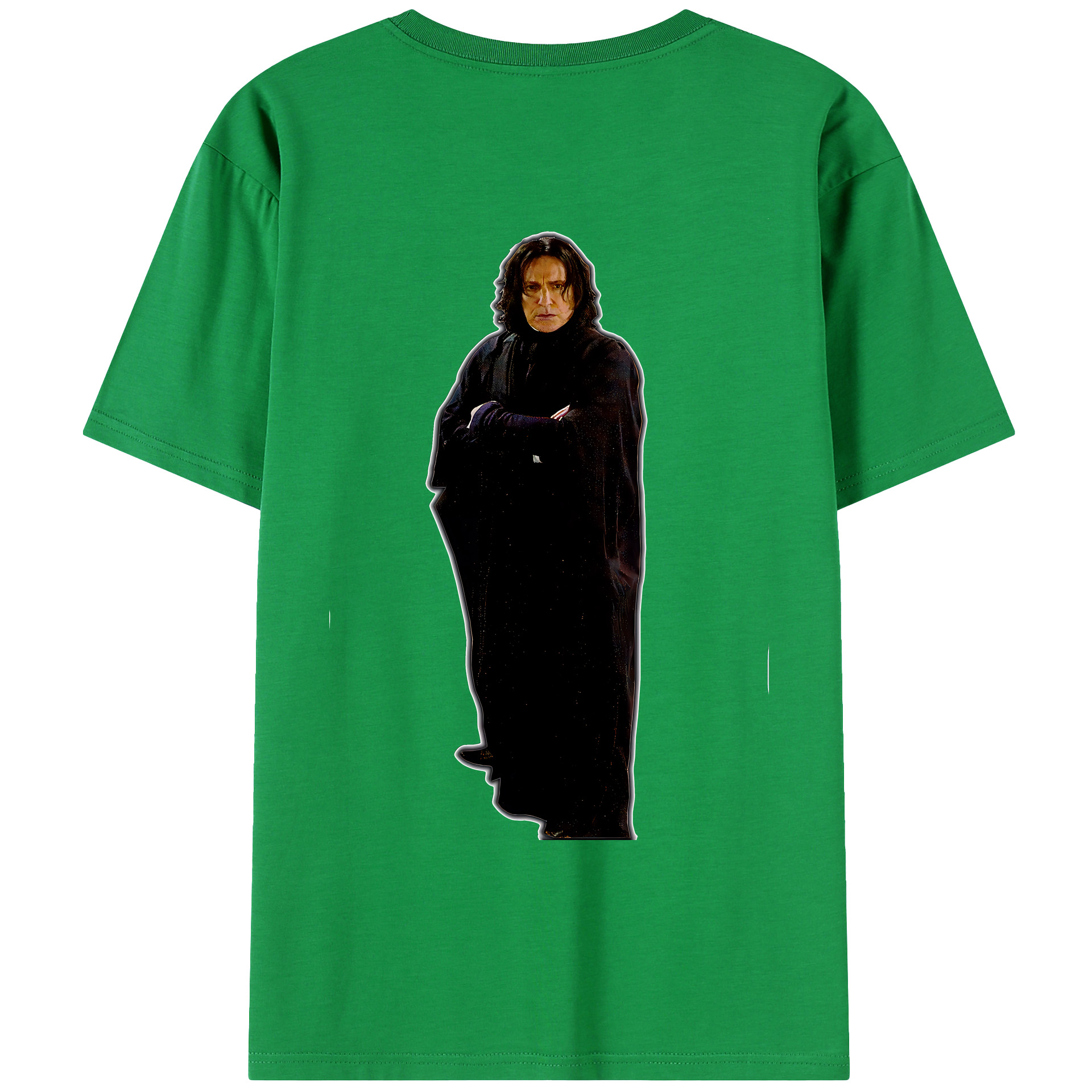 （画像用） Harry Potter ハリー・ポッターシリーズ 綿100％ メンズ半袖Tシャツ（バックプリント） 通気性