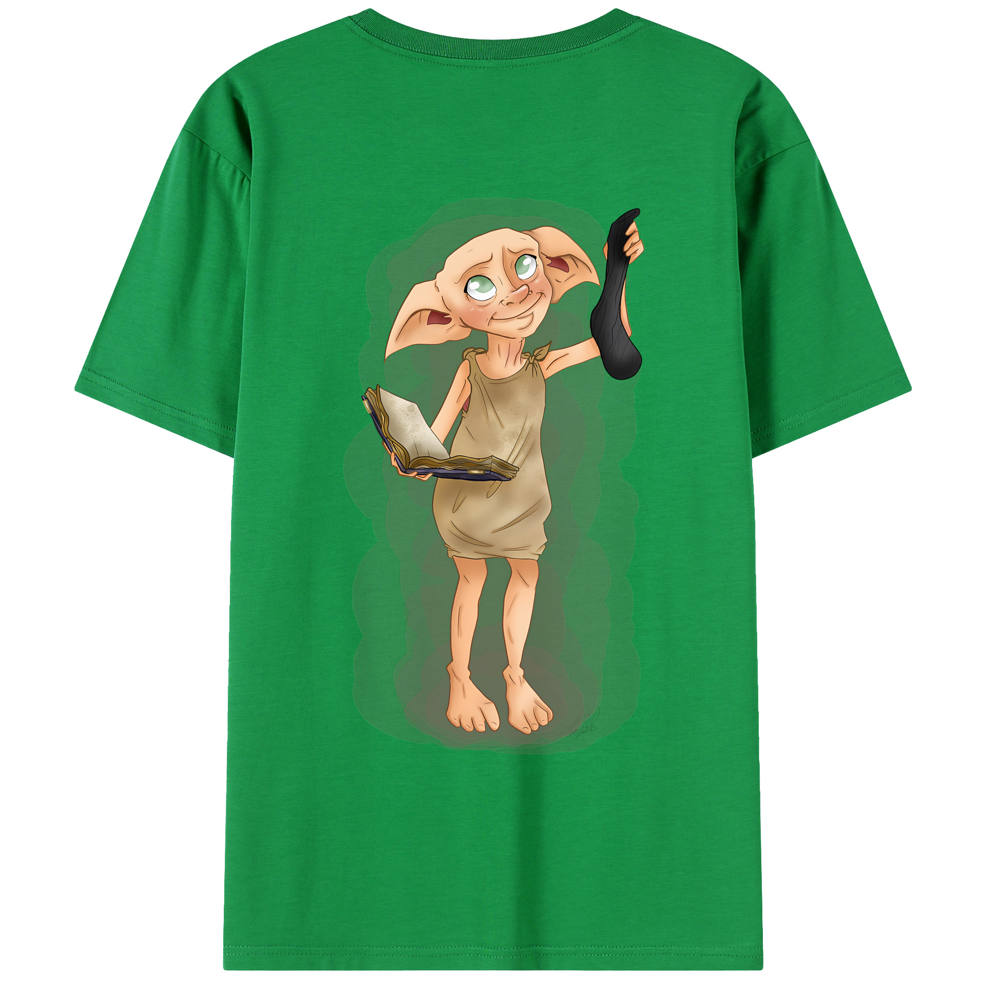 （画像用） Harry Potter ハリー・ポッターシリーズ 綿100％ メンズ半袖Tシャツ（バックプリント） 通気性