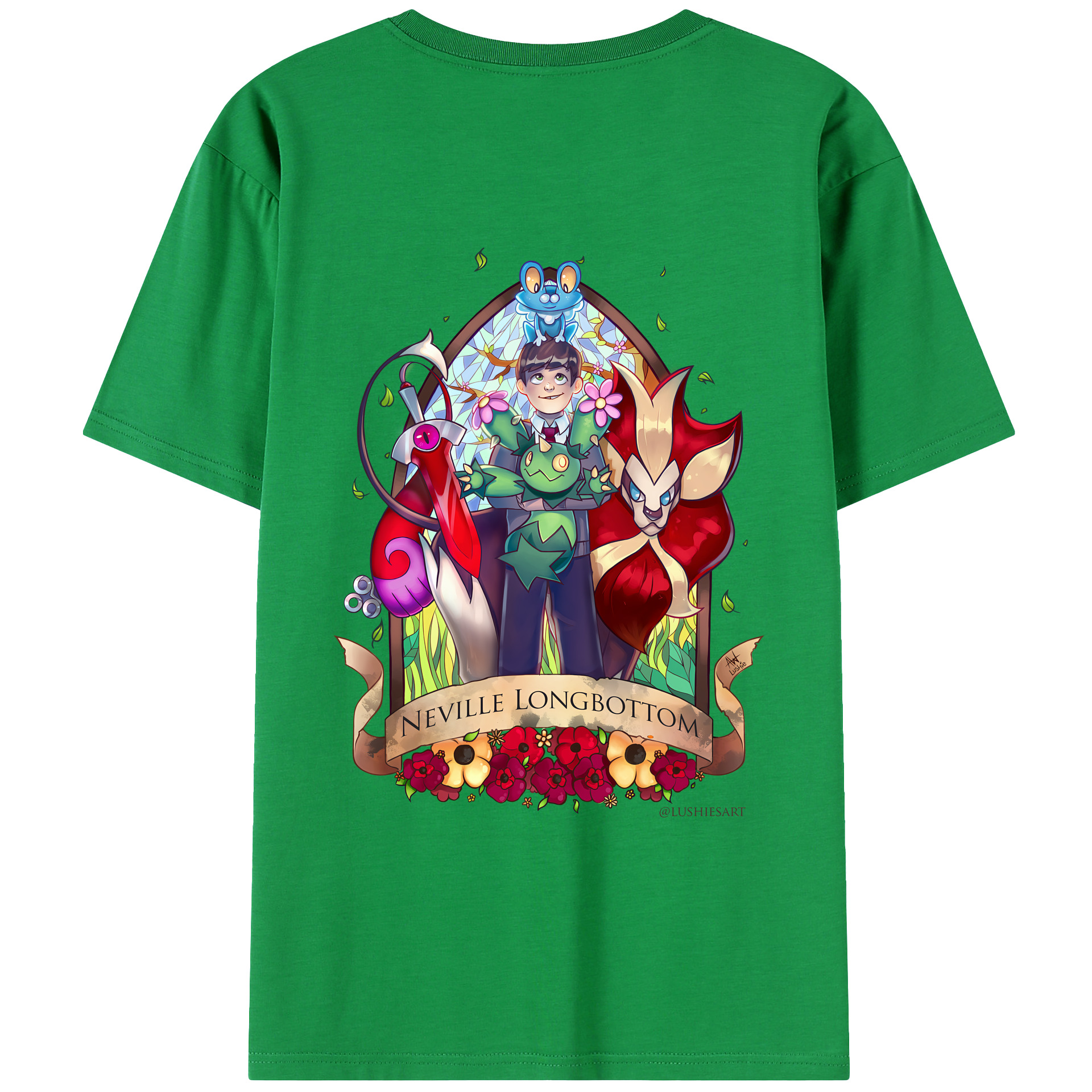 （画像用） Harry Potter ハリー・ポッターシリーズ 綿100％ メンズ半袖Tシャツ（バックプリント） 通気性