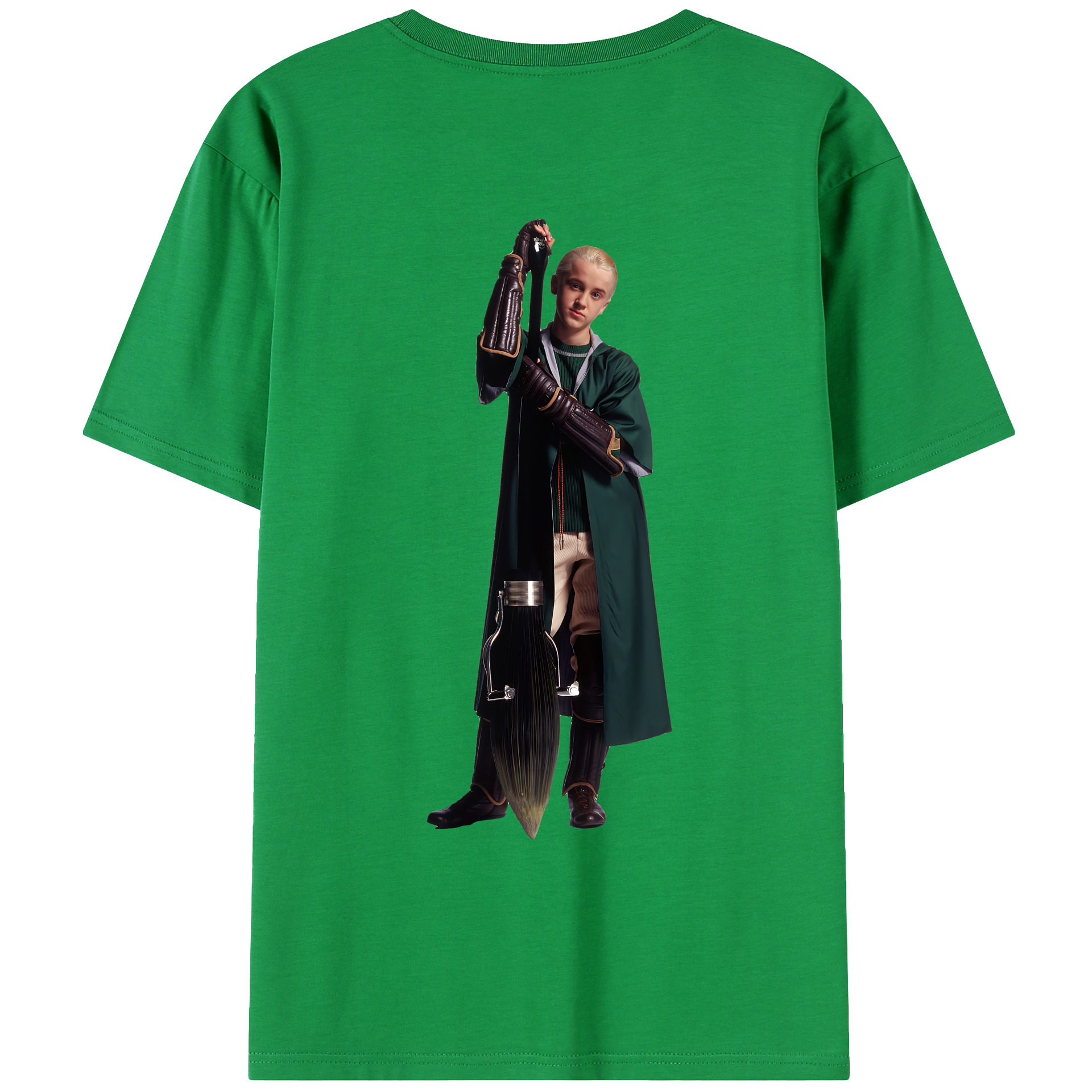 （画像用） Harry Potter ハリー・ポッターシリーズ 綿100％ メンズ半袖Tシャツ（バックプリント） 通気性