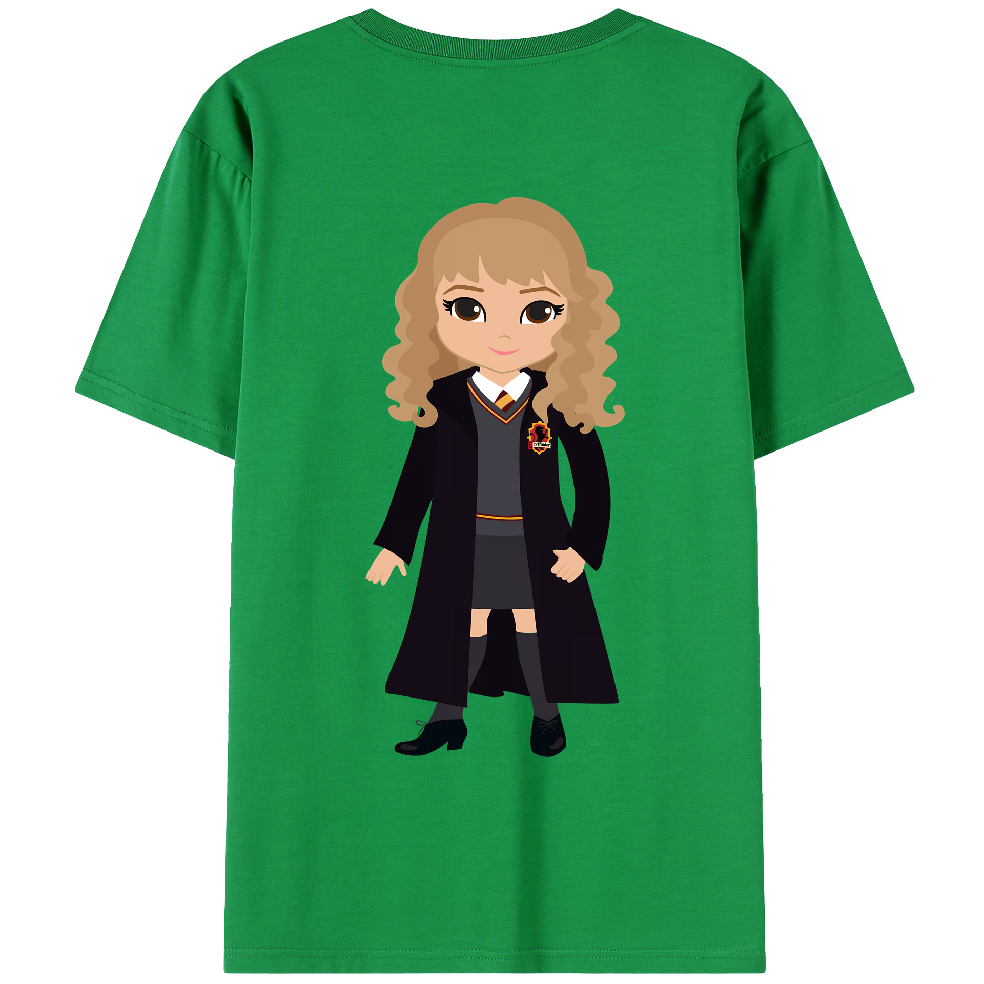 （画像用） Harry Potter ハリー・ポッターシリーズ 綿100％ メンズ半袖Tシャツ（バックプリント） 通気性