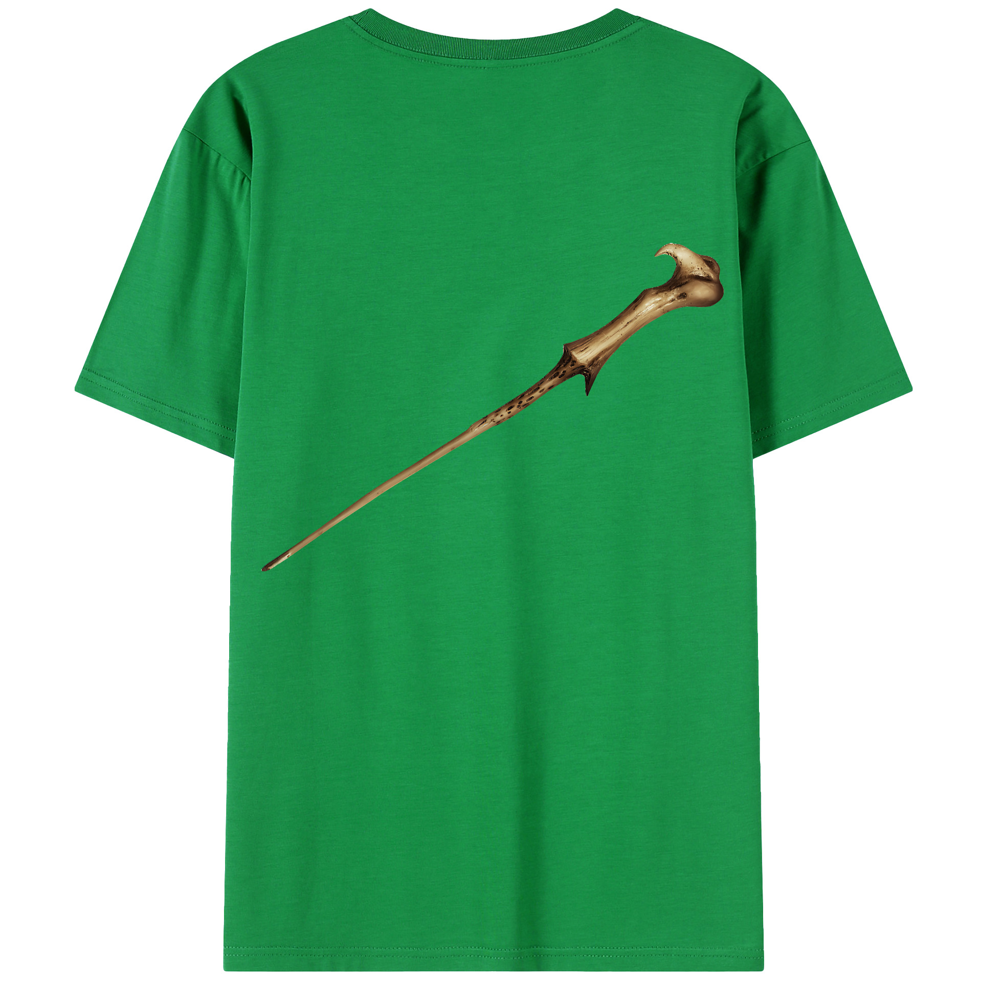 （画像用） Harry Potter ハリー・ポッターシリーズ 綿100％ メンズ半袖Tシャツ（バックプリント） 通気性