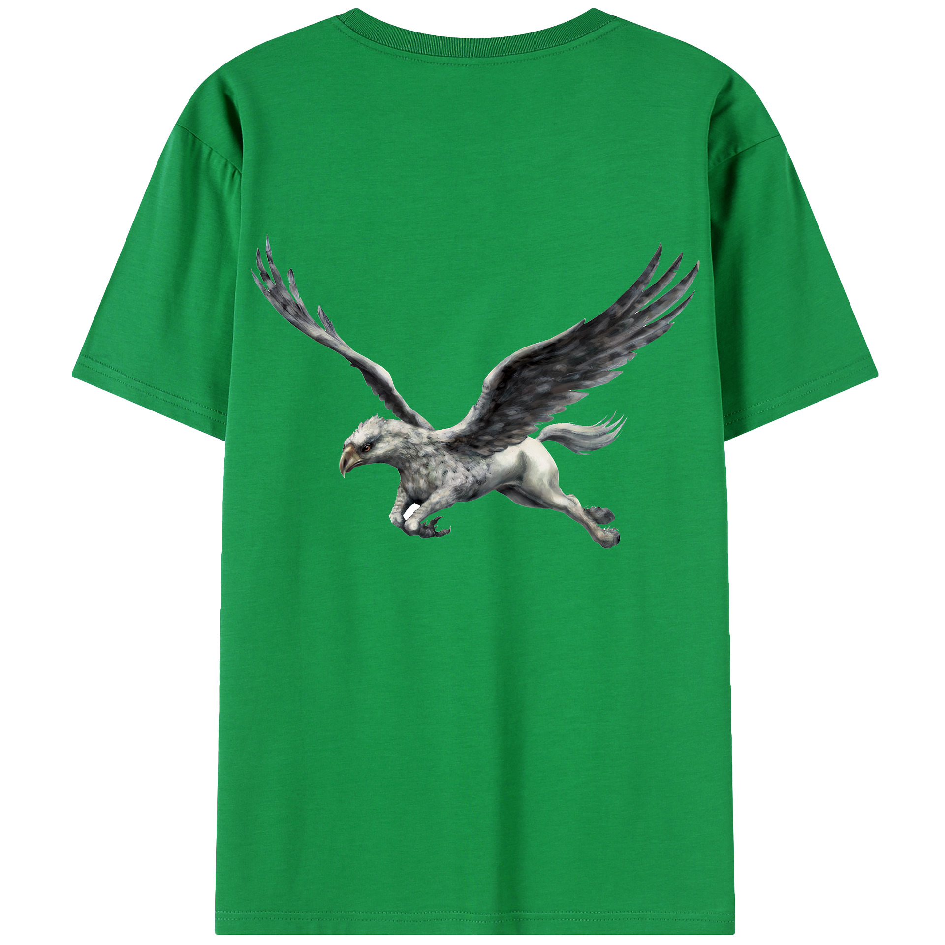 （画像用） Harry Potter ハリー・ポッターシリーズ 綿100％ メンズ半袖Tシャツ（バックプリント） 通気性