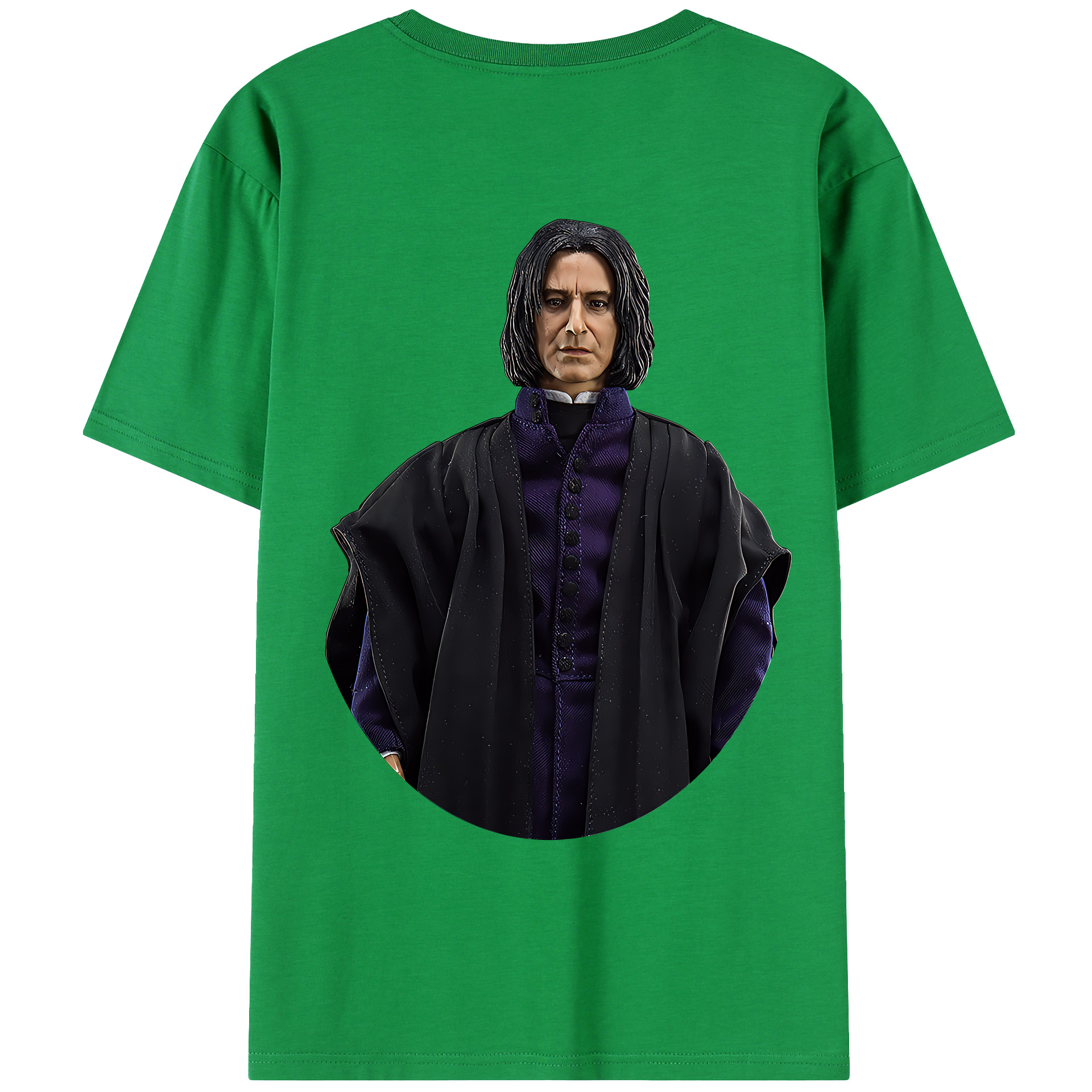 （画像用） Harry Potter ハリー・ポッターシリーズ 綿100％ メンズ半袖Tシャツ（バックプリント） 通気性