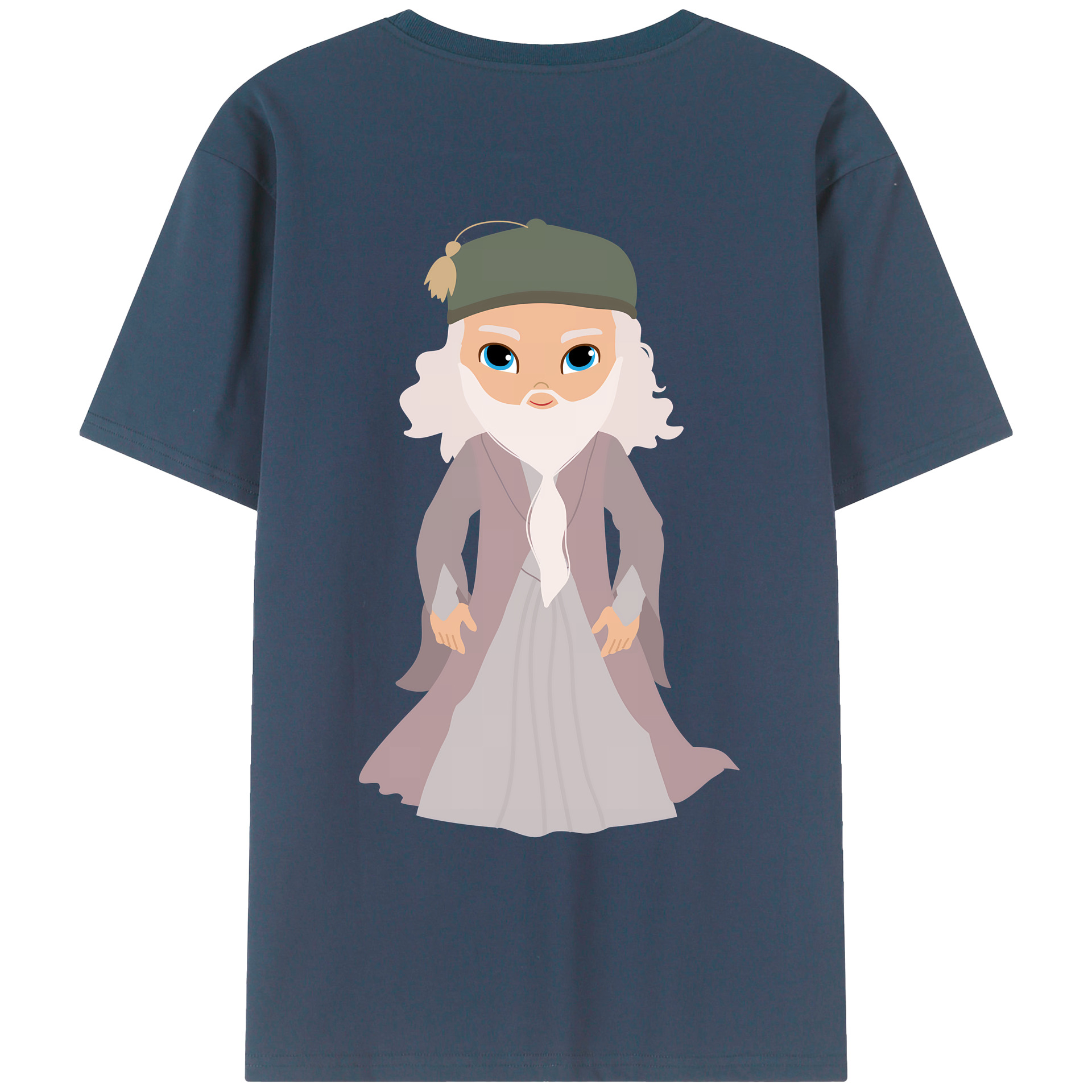 （画像用） Harry Potter ハリー・ポッターシリーズ 綿100％ メンズ半袖Tシャツ（バックプリント） 通気性