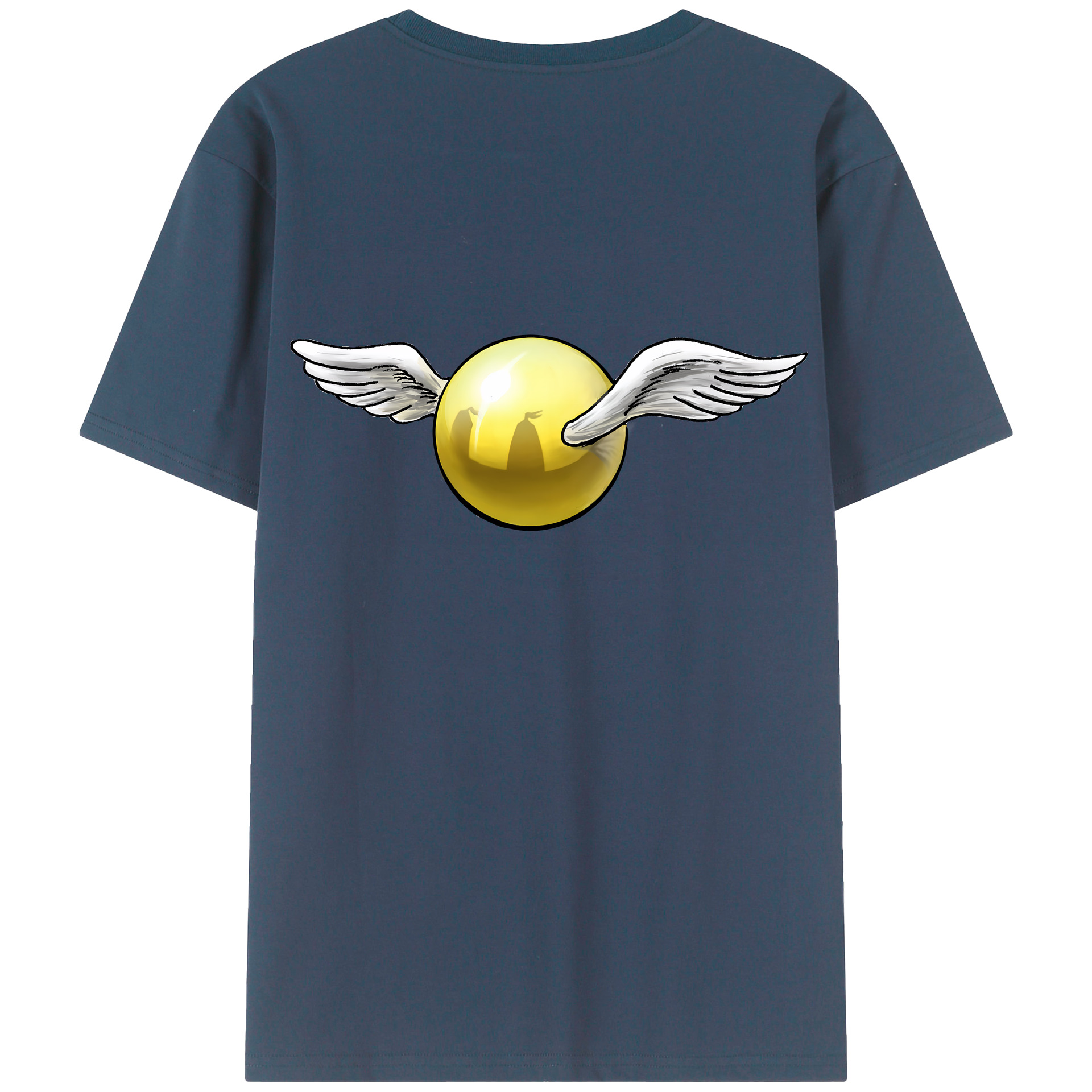 （画像用） Harry Potter ハリー・ポッターシリーズ 綿100％ メンズ半袖Tシャツ（バックプリント） 通気性