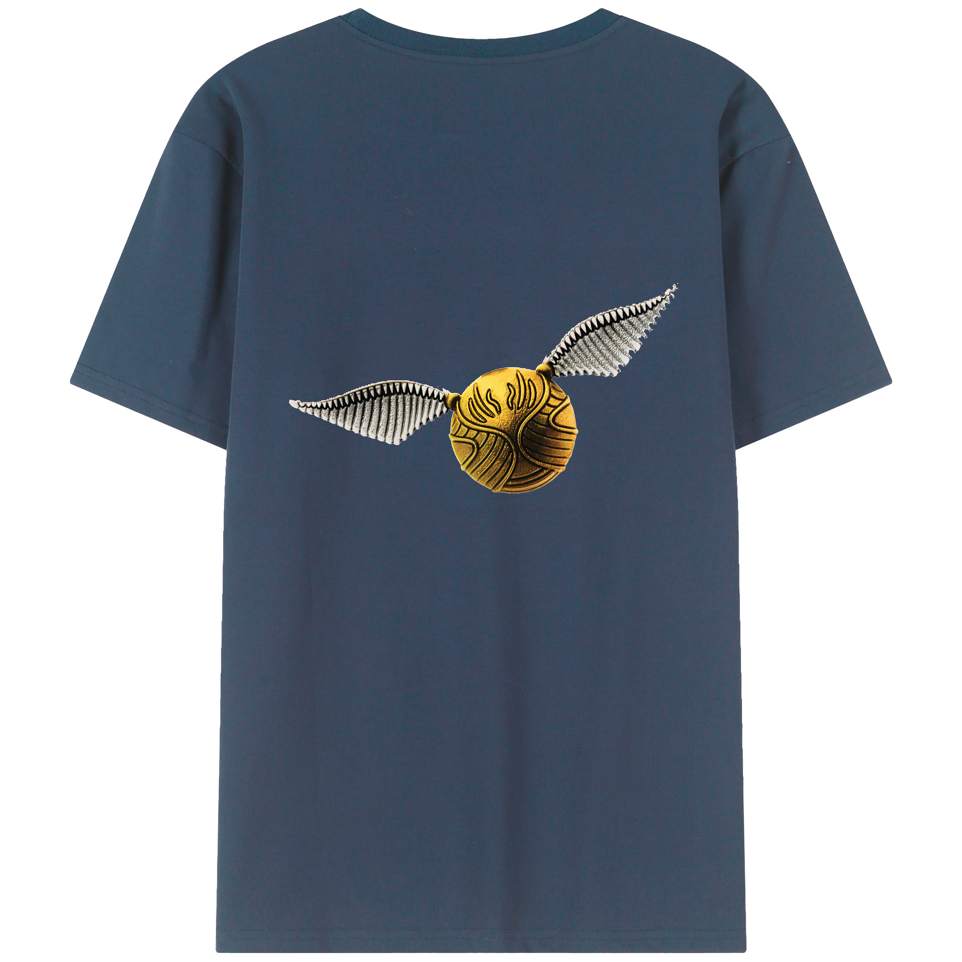 （画像用） Harry Potter ハリー・ポッターシリーズ 綿100％ メンズ半袖Tシャツ（バックプリント） 通気性