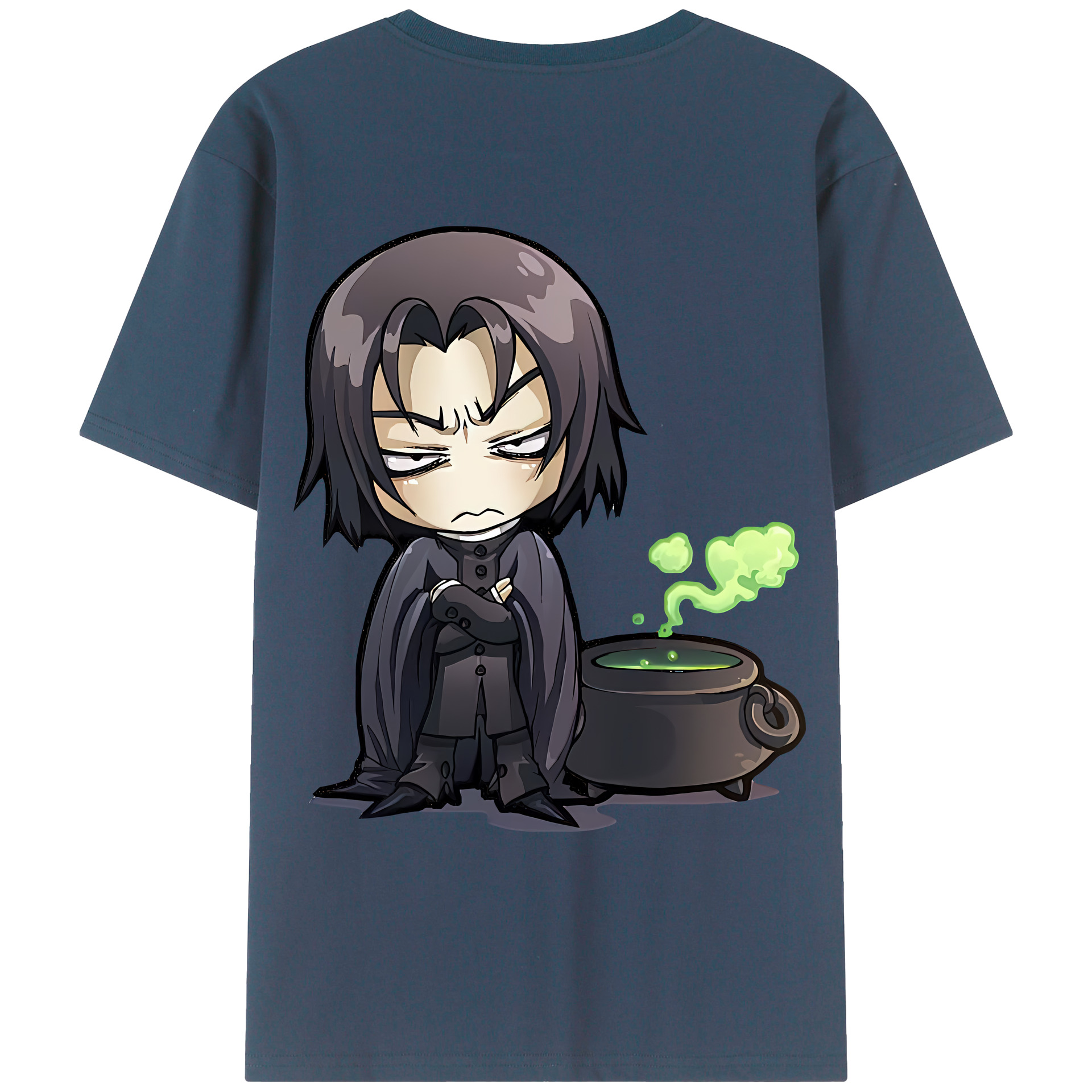（画像用） Harry Potter ハリー・ポッターシリーズ 綿100％ メンズ半袖Tシャツ（バックプリント） 通気性