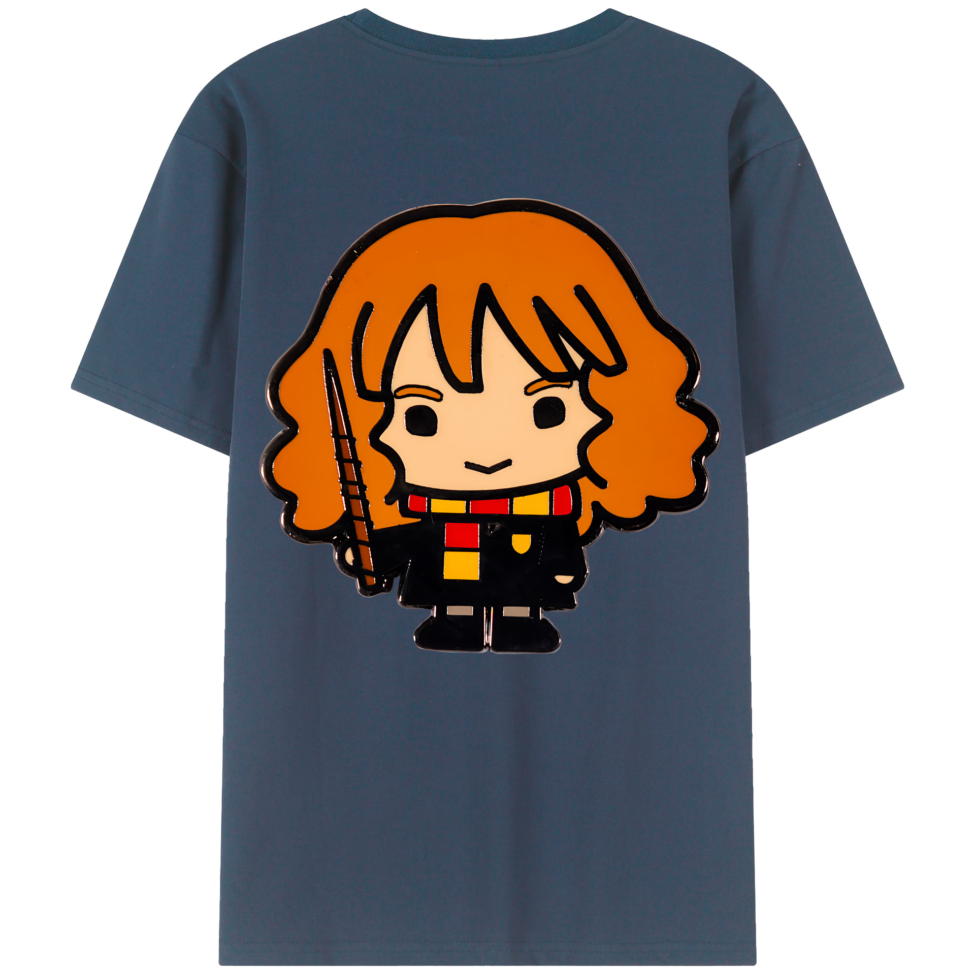 （画像用） Harry Potter ハリー・ポッターシリーズ 綿100％ メンズ半袖Tシャツ（バックプリント） 通気性