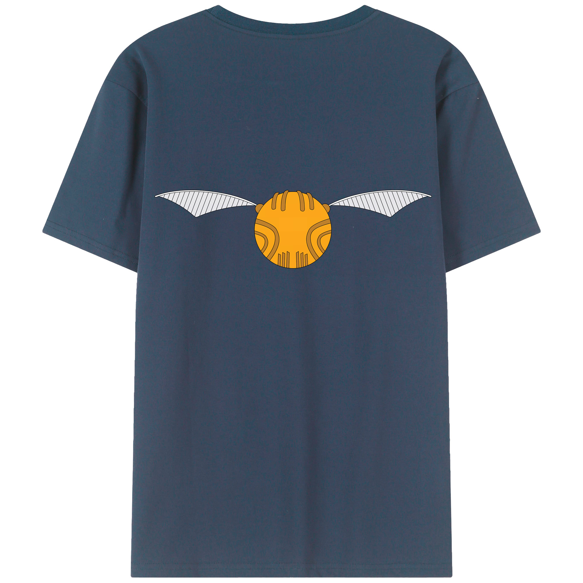 （画像用） Harry Potter ハリー・ポッターシリーズ 綿100％ メンズ半袖Tシャツ（バックプリント） 通気性