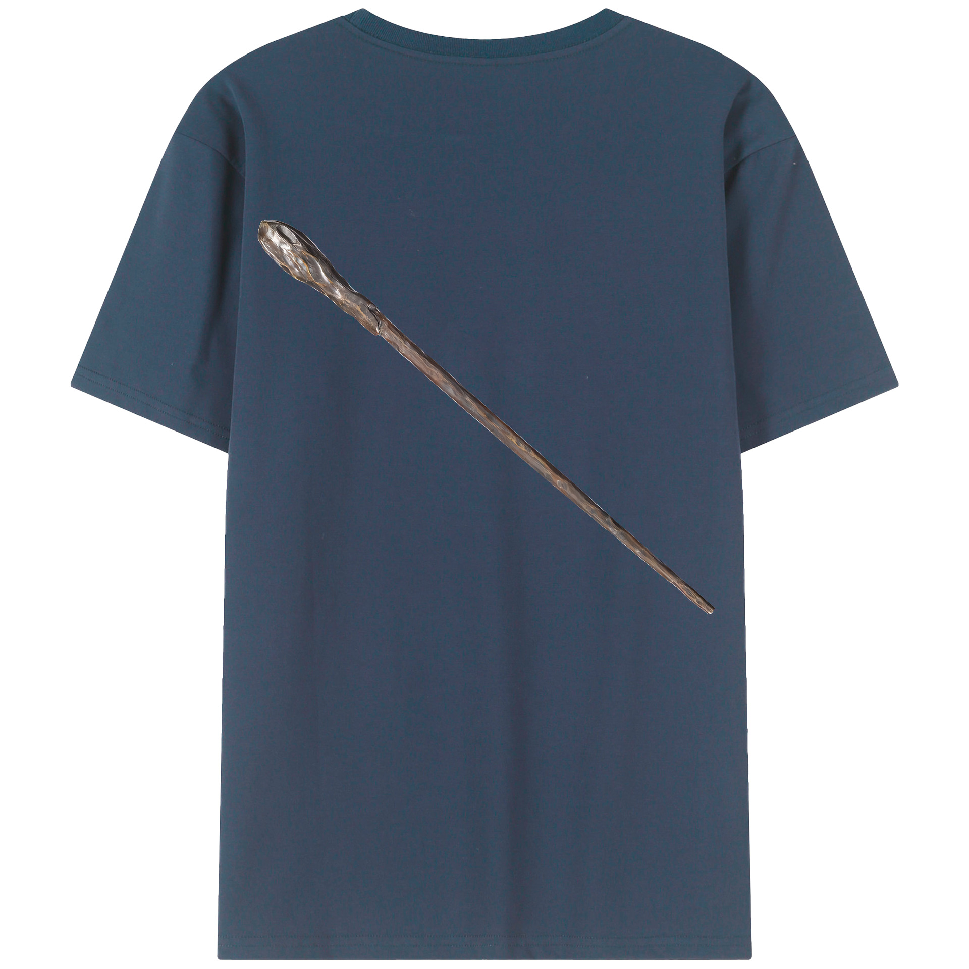 （画像用） Harry Potter ハリー・ポッターシリーズ 綿100％ メンズ半袖Tシャツ（バックプリント） 通気性