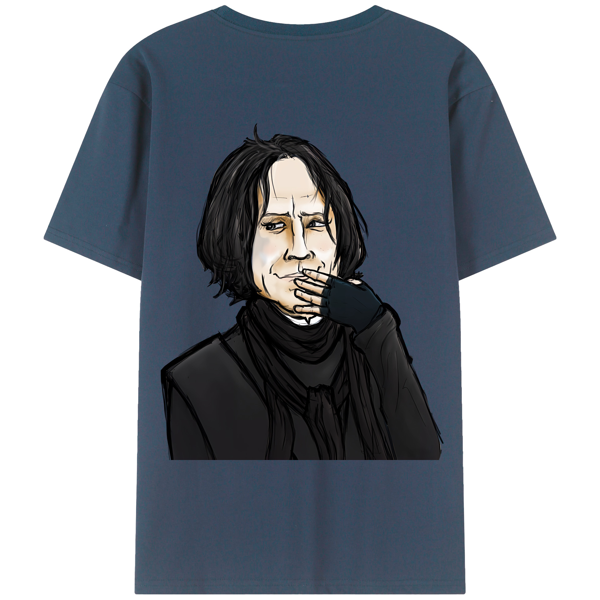 （画像用） Harry Potter ハリー・ポッターシリーズ 綿100％ メンズ半袖Tシャツ（バックプリント） 通気性