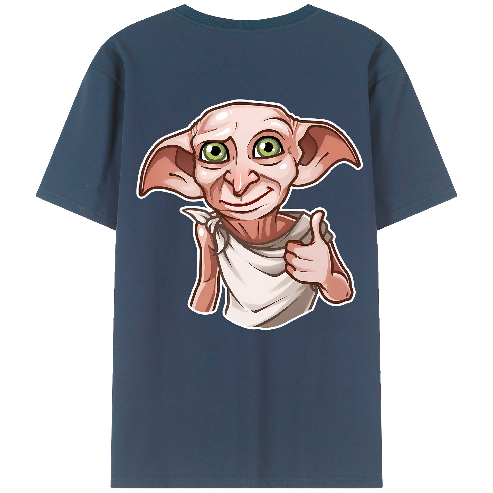 （画像用） Harry Potter ハリー・ポッターシリーズ 綿100％ メンズ半袖Tシャツ（バックプリント） 通気性
