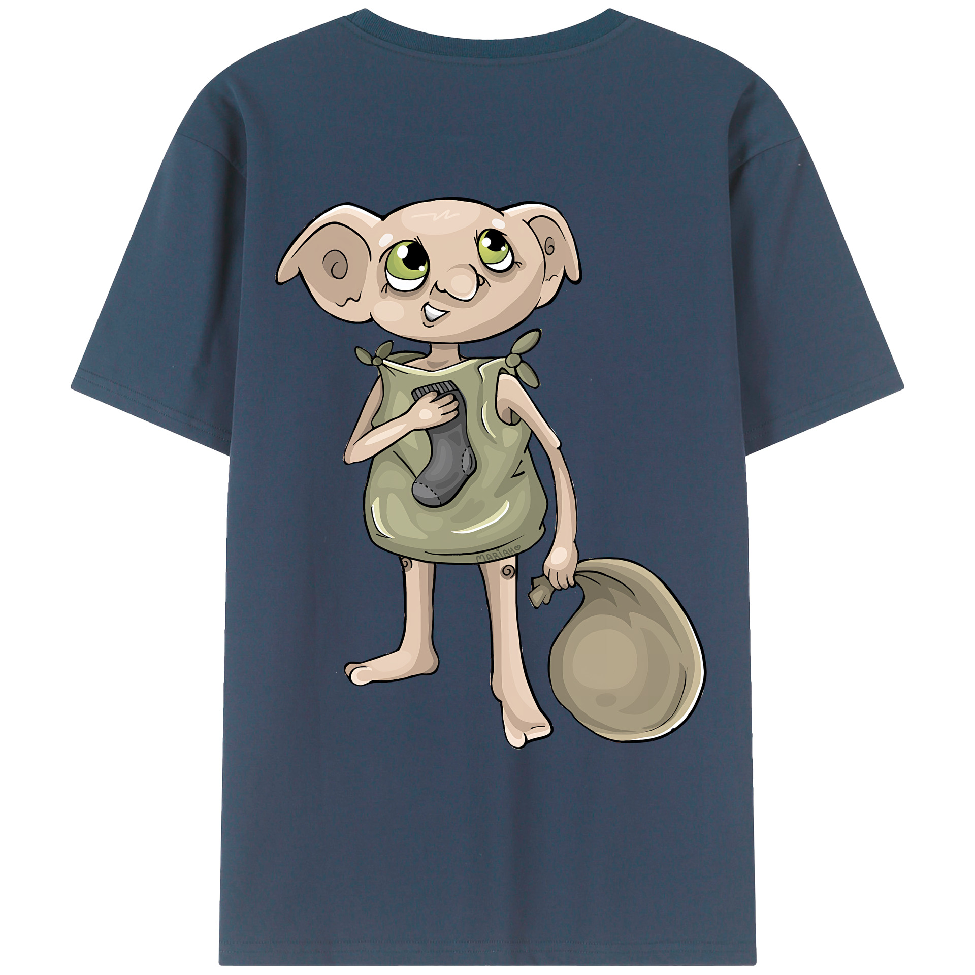 （画像用） Harry Potter ハリー・ポッターシリーズ 綿100％ メンズ半袖Tシャツ（バックプリント） 通気性
