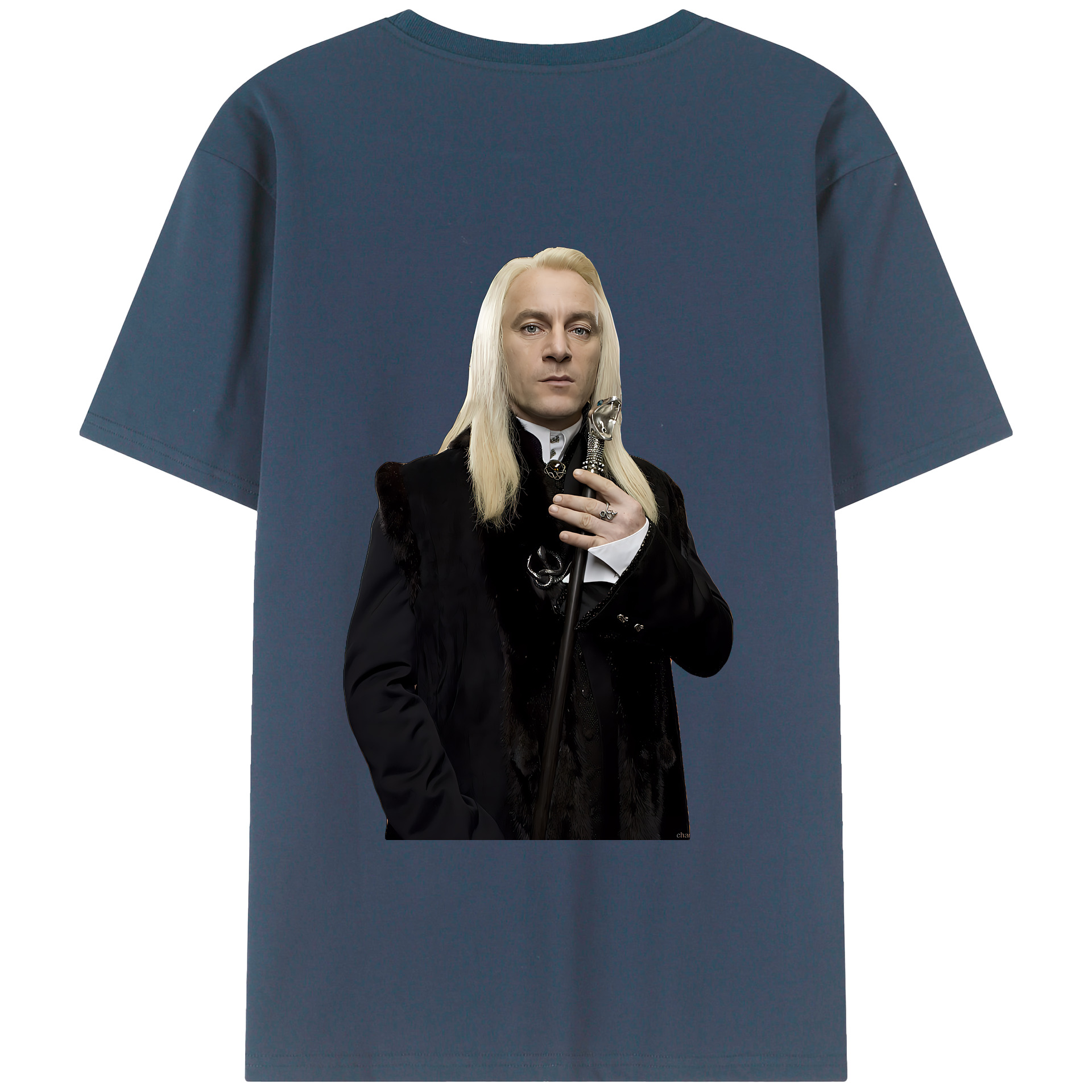 （画像用） Harry Potter ハリー・ポッターシリーズ 綿100％ メンズ半袖Tシャツ（バックプリント） 通気性