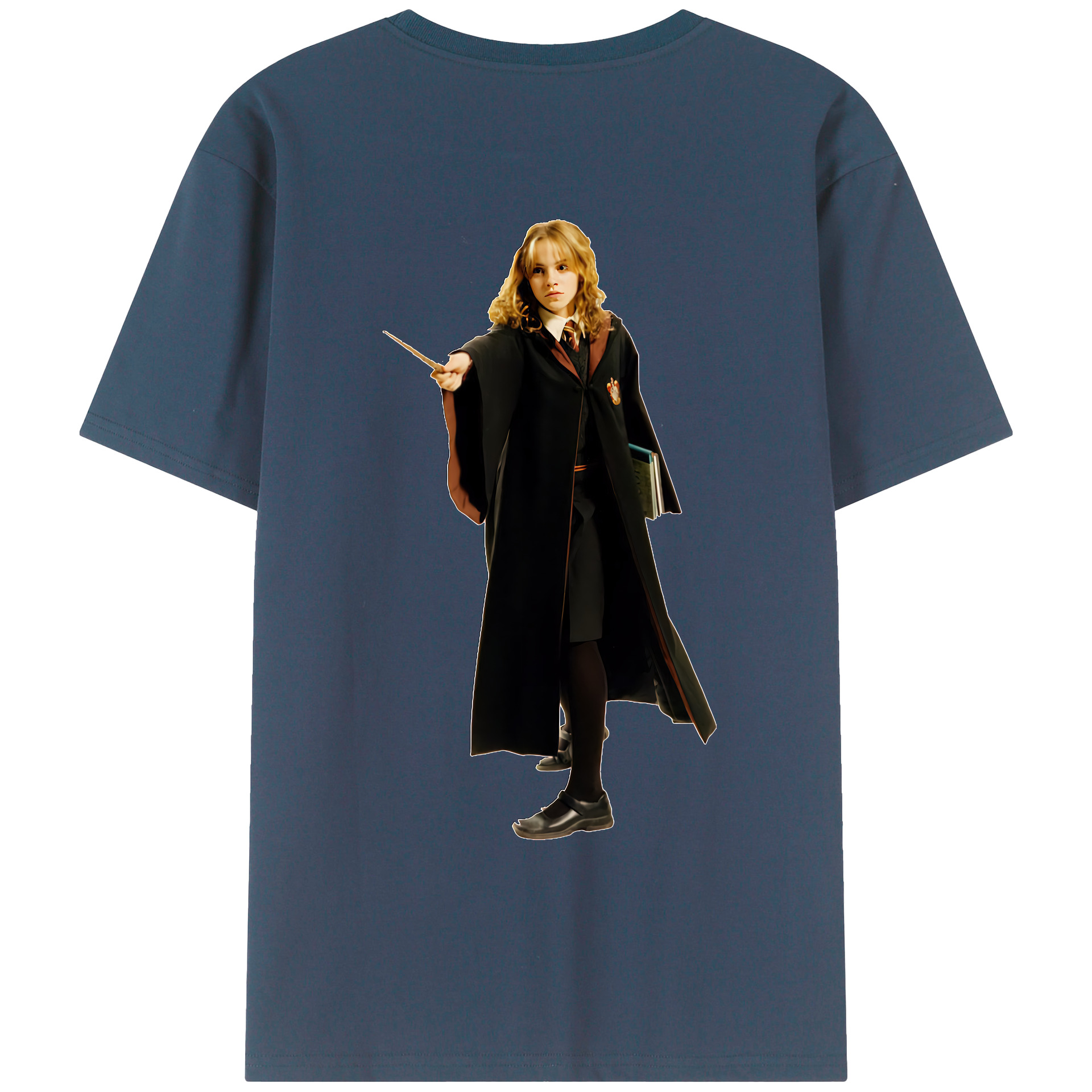 （画像用） Harry Potter ハリー・ポッターシリーズ 綿100％ メンズ半袖Tシャツ（バックプリント） 通気性